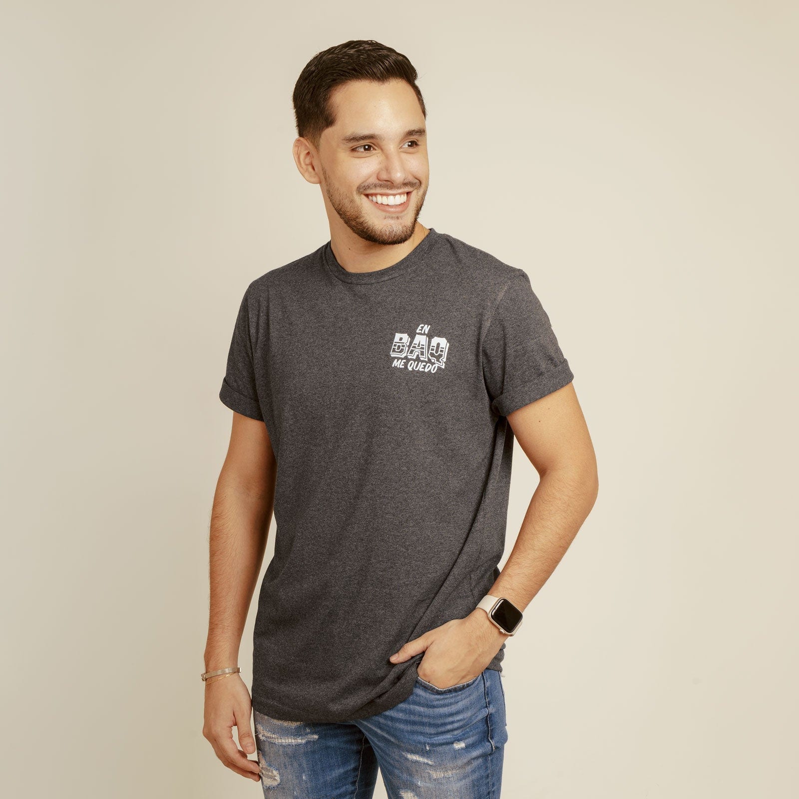 Camiseta Unisex Carnaval Gris PET006 - imagen 5