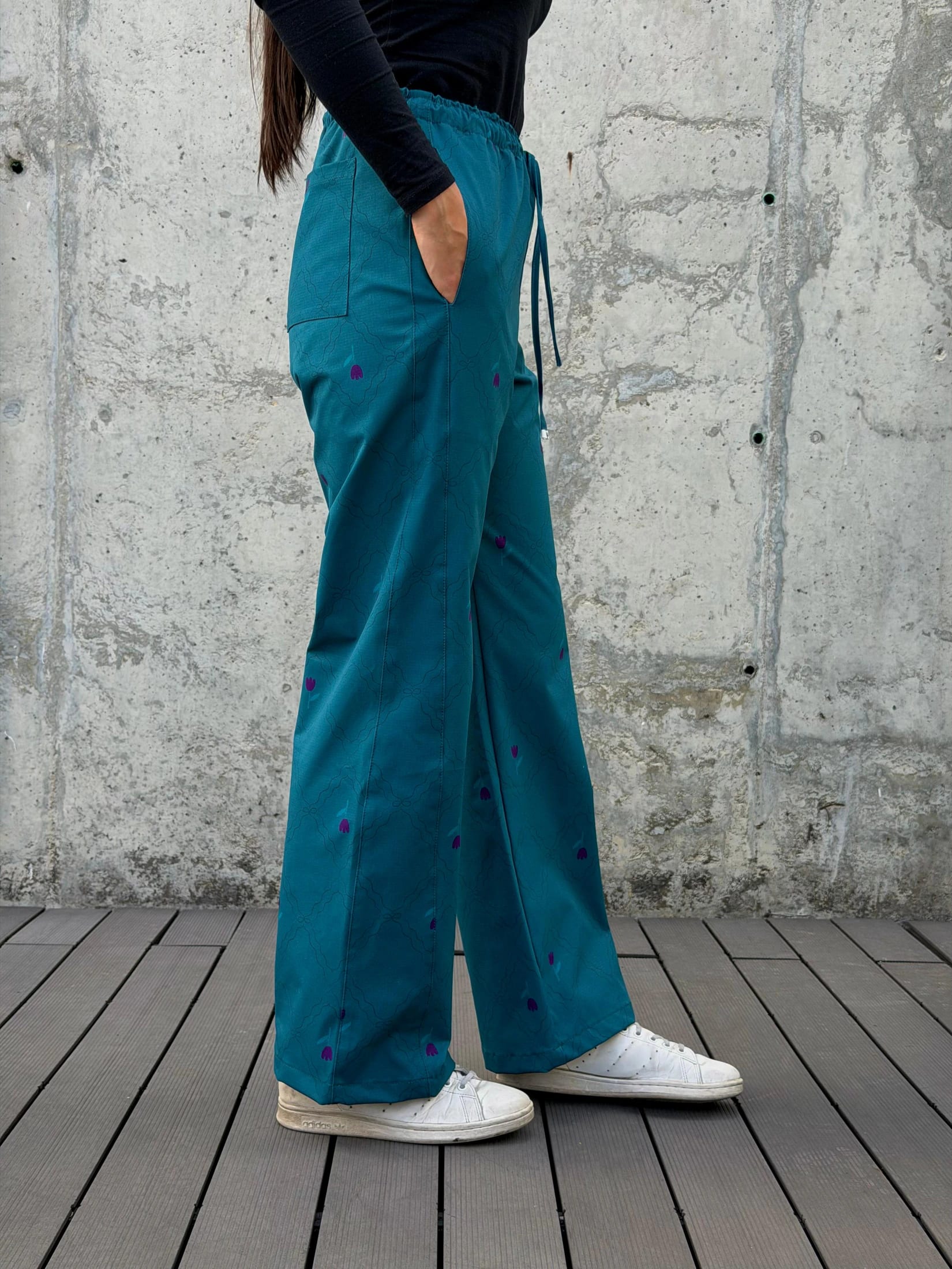 Pantalón Rombos Aqua - imagen 2