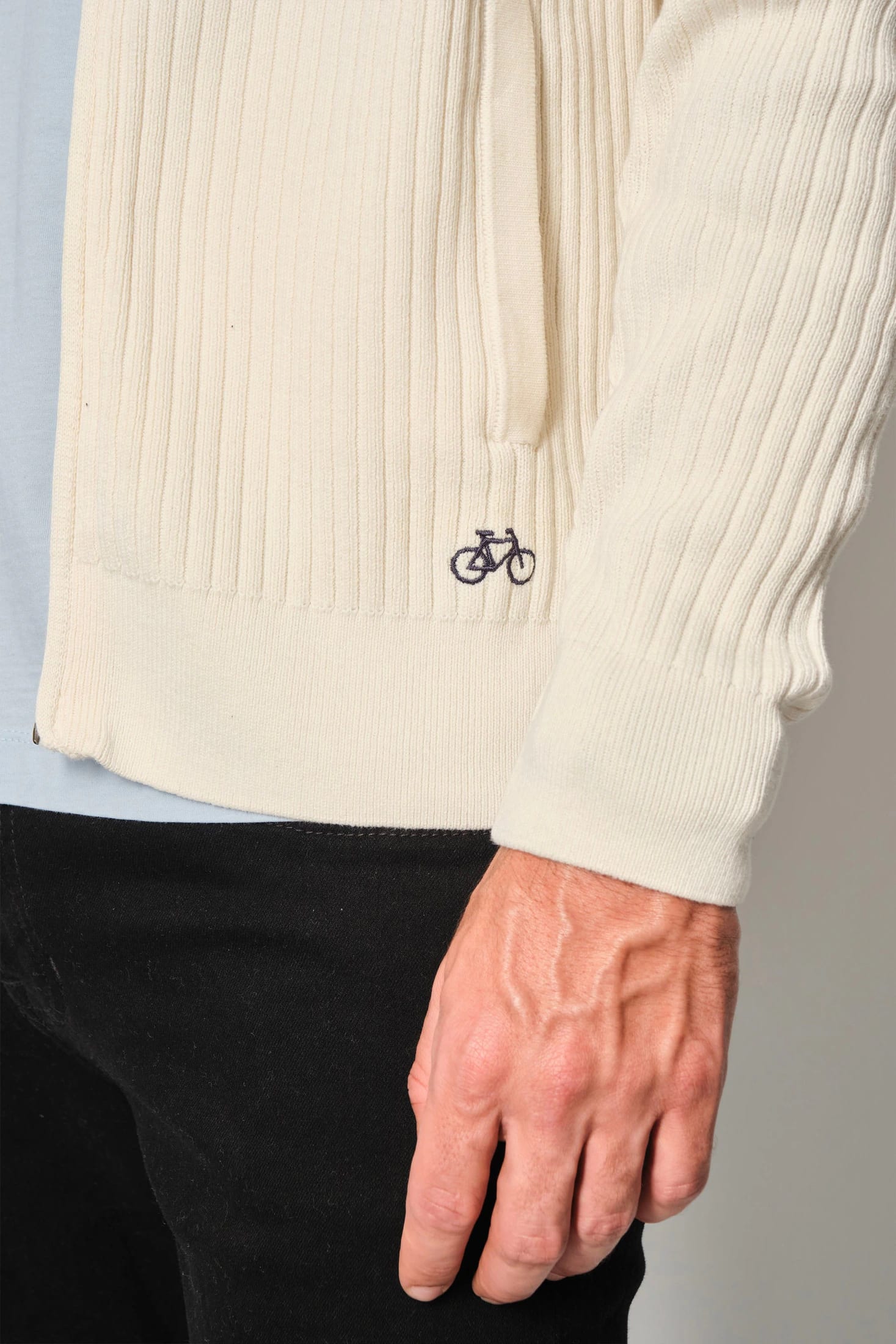 SACO LINED FULL ZIP OFF WHITE - imagen 2