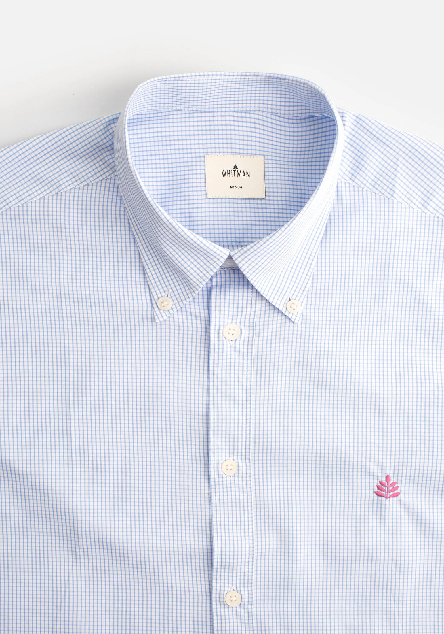 Camisa H CBD Cuadros Med L-Fuc Azul Medio - imagen 2