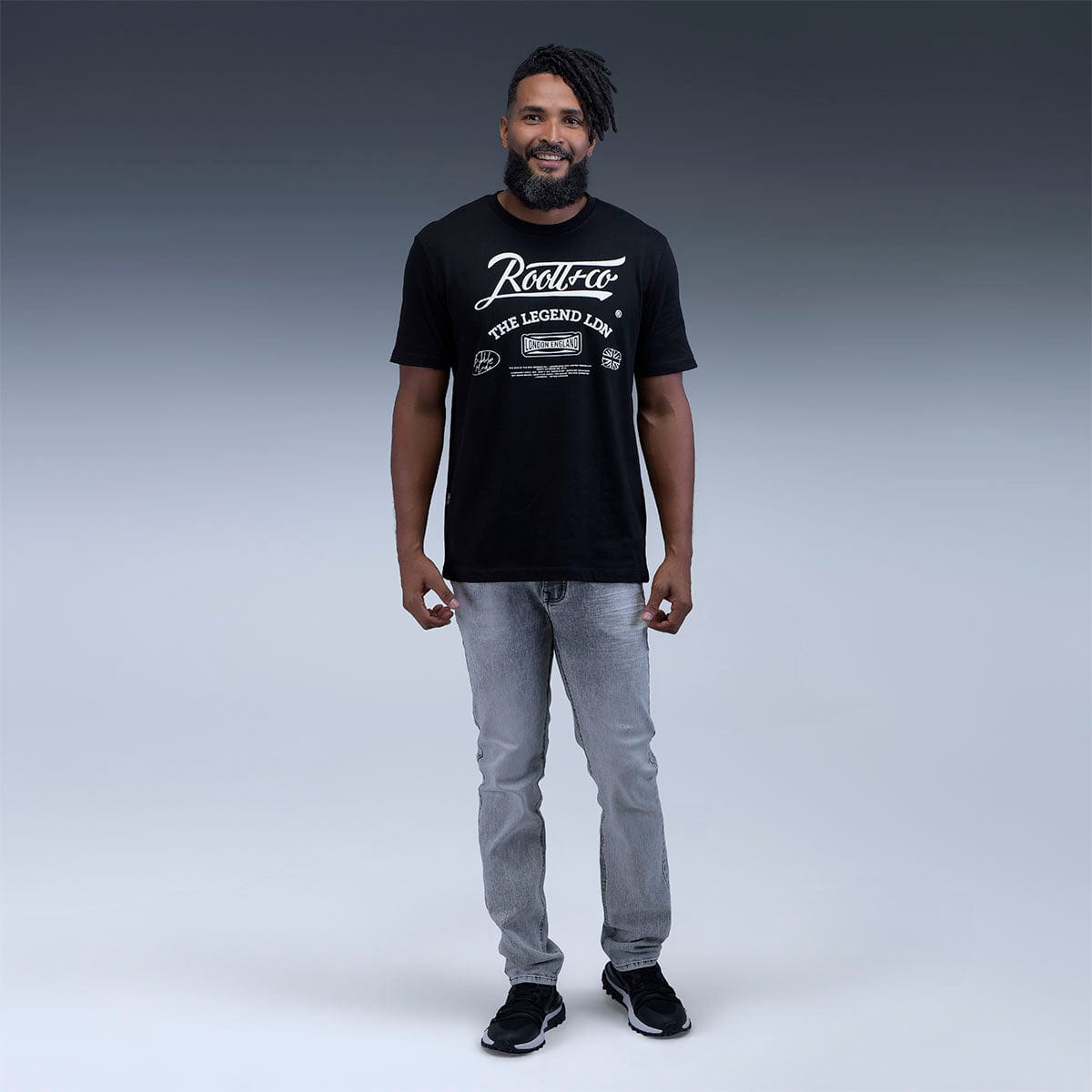 Camiseta Regular Negra - imagen 4