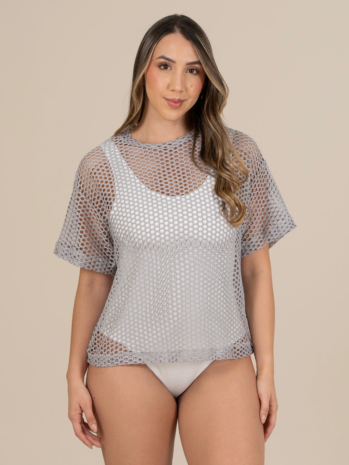 camiseta tulum malla gray - imagen 1