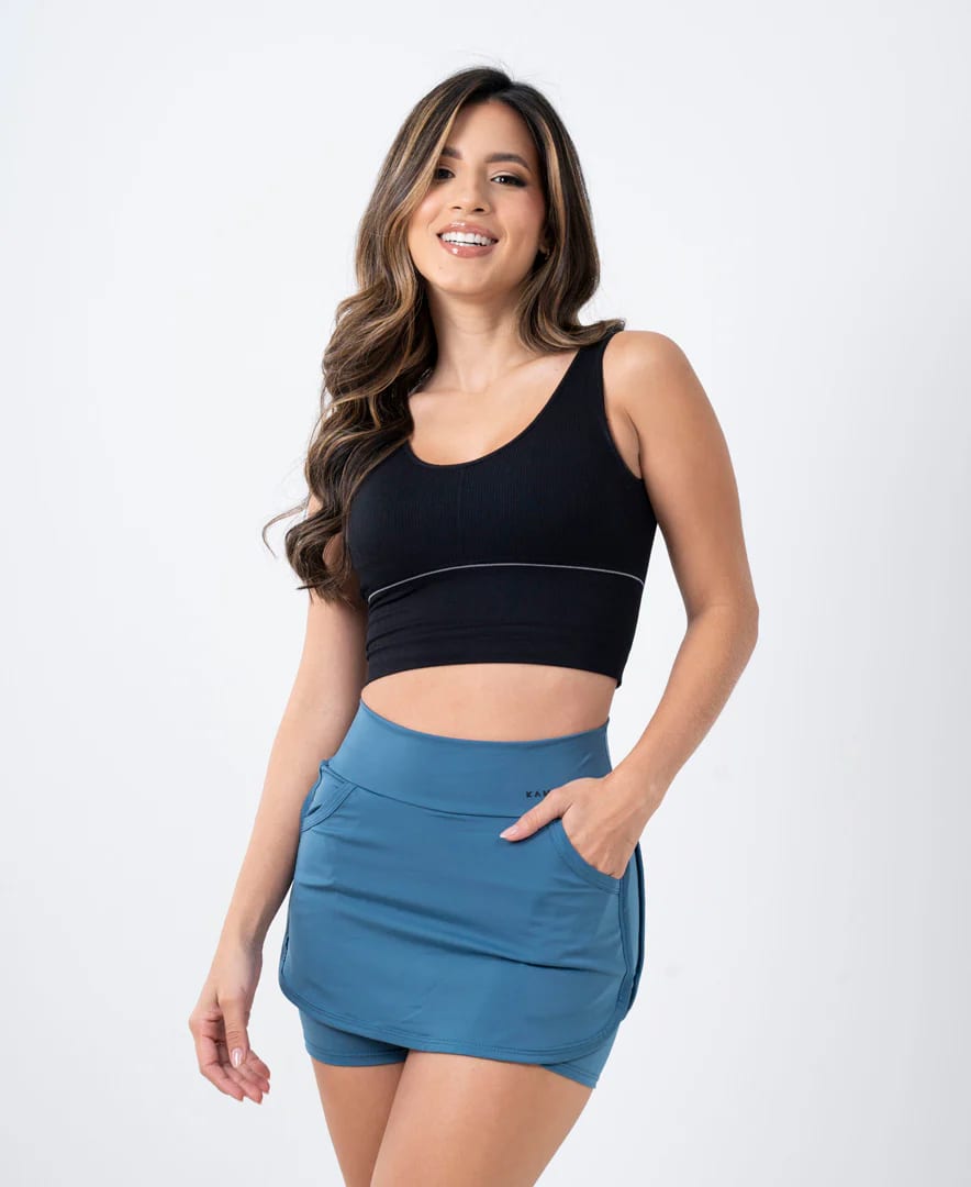 Falda Short Kamila Con Bolsillos - imagen 6