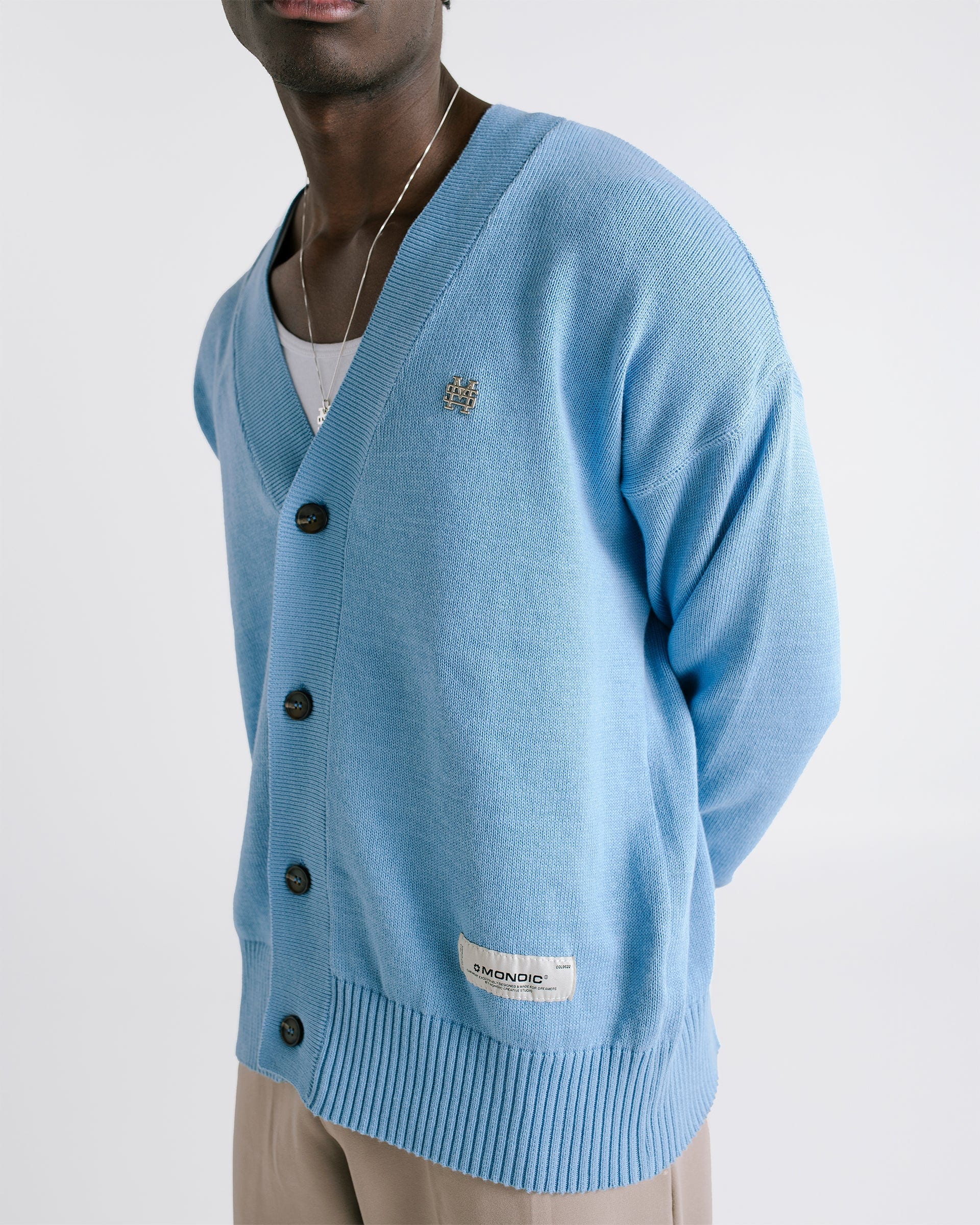 Knit Cardigan - Azul Claro - imagen 4