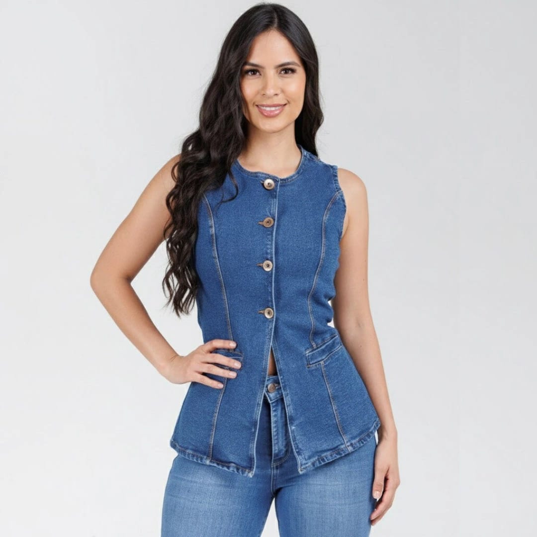 Chaleco Denim Axspen B1837 - imagen 2