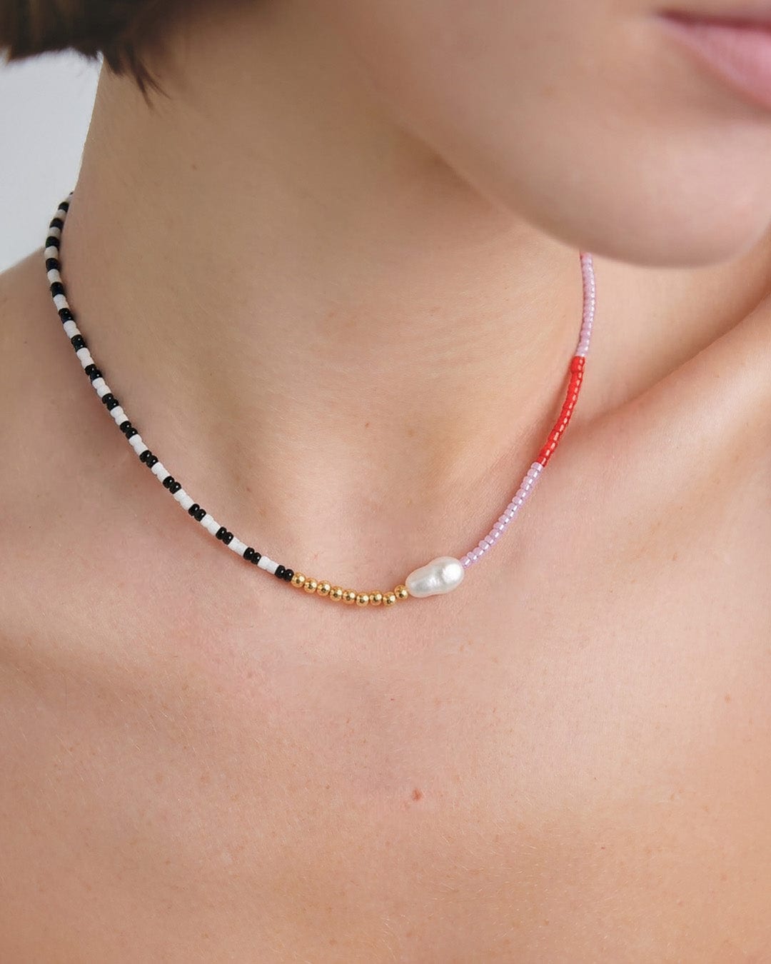 COLLAR MULTICOLOR PIEDRAS - imagen 2