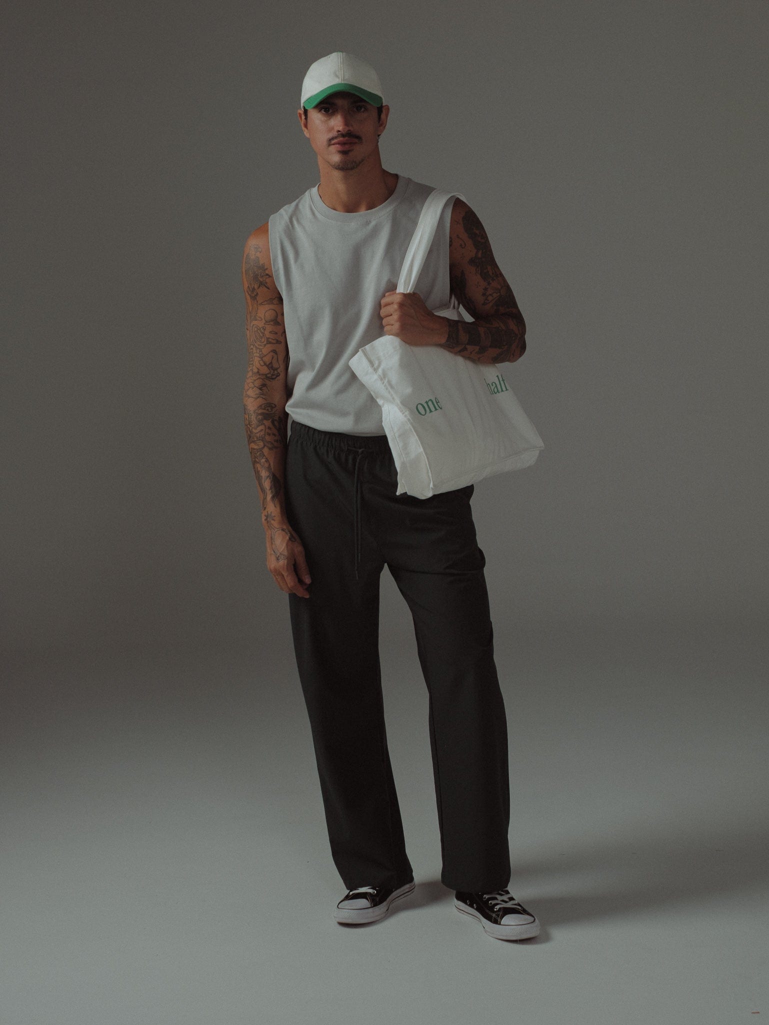 MUSCLE T-SHIRT MEN - GRAY JASPE - imagen 4