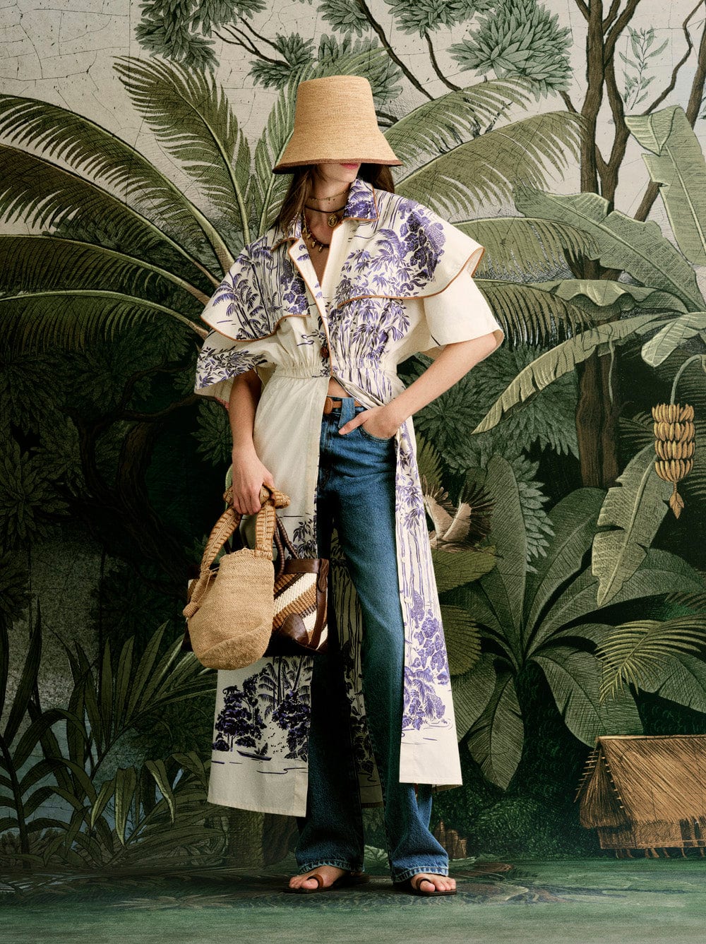 Paper Flower Trenchcoat - imagen 2