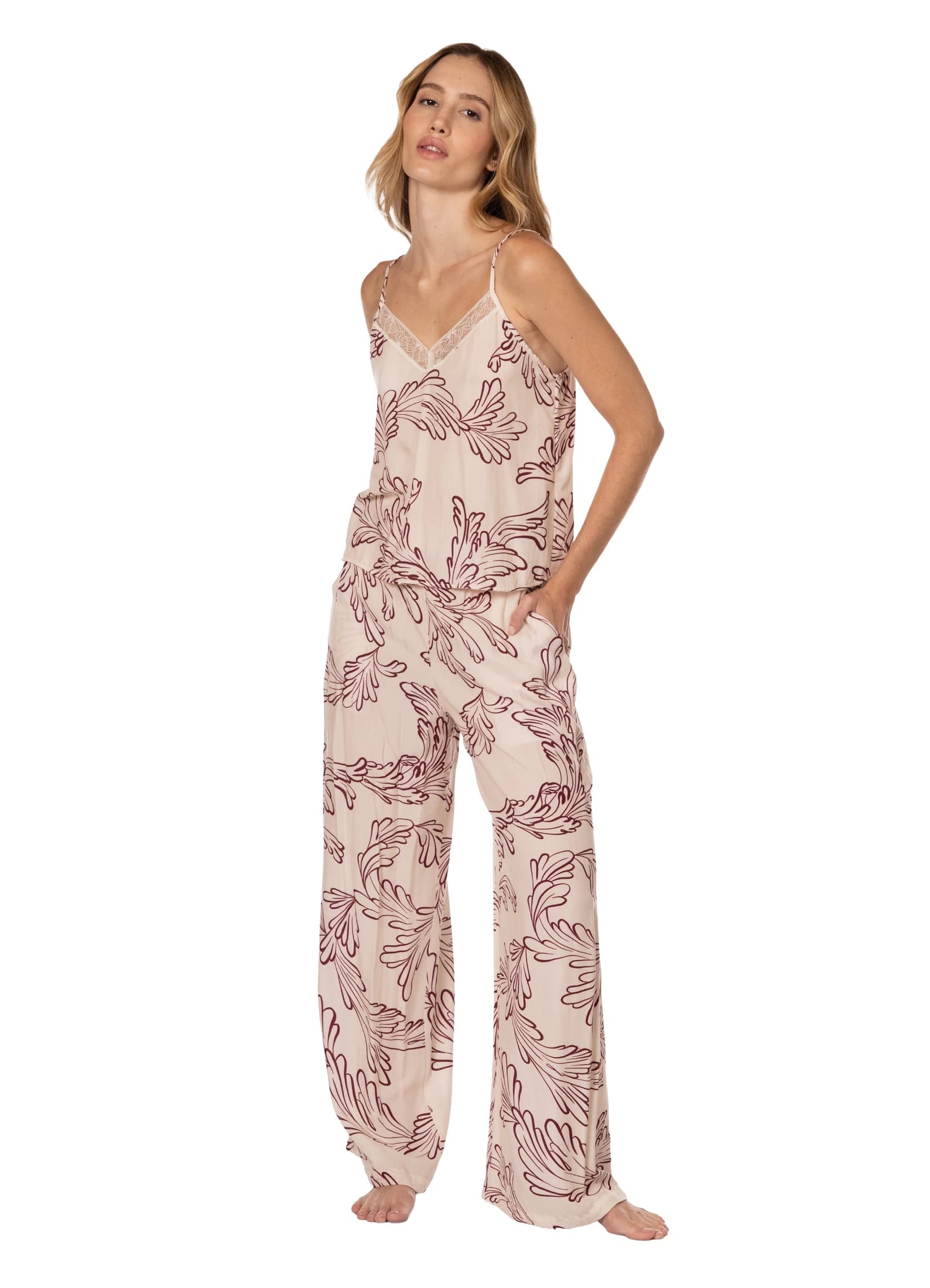 CORALS PIJAMA SET PANT 23177 - imagen 3