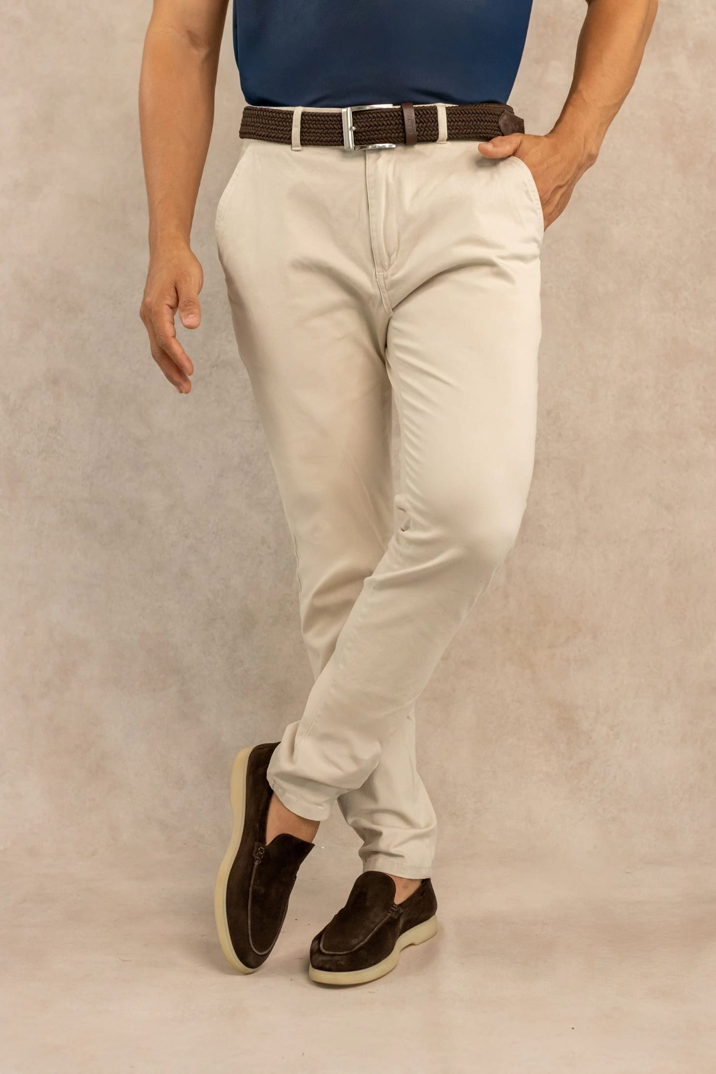 Pantalon Elastico Marfil - imagen 3