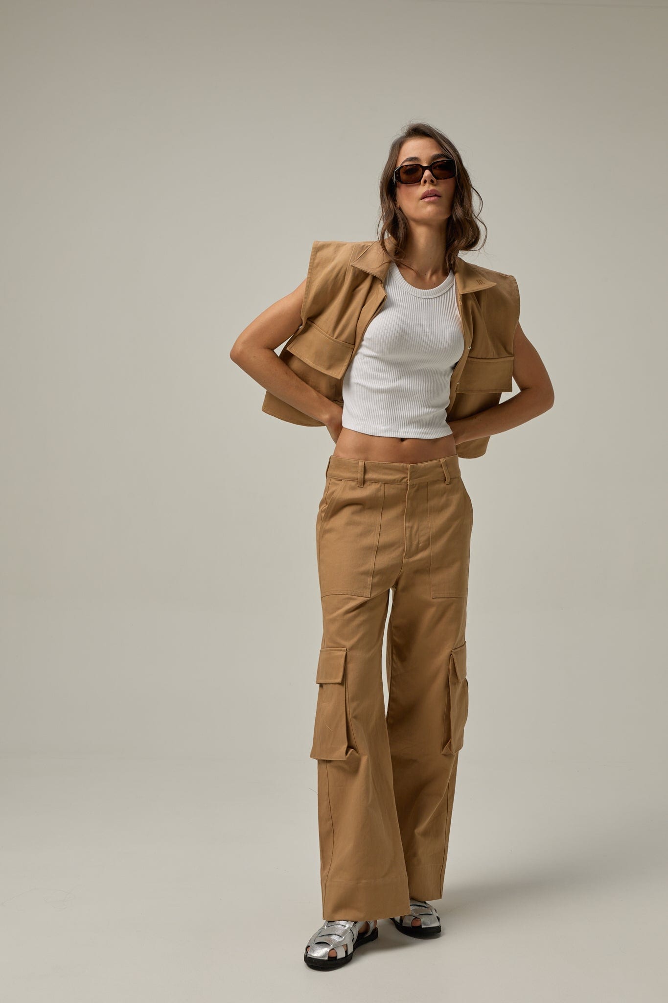 Chaleco Irene | Khaki - imagen 6