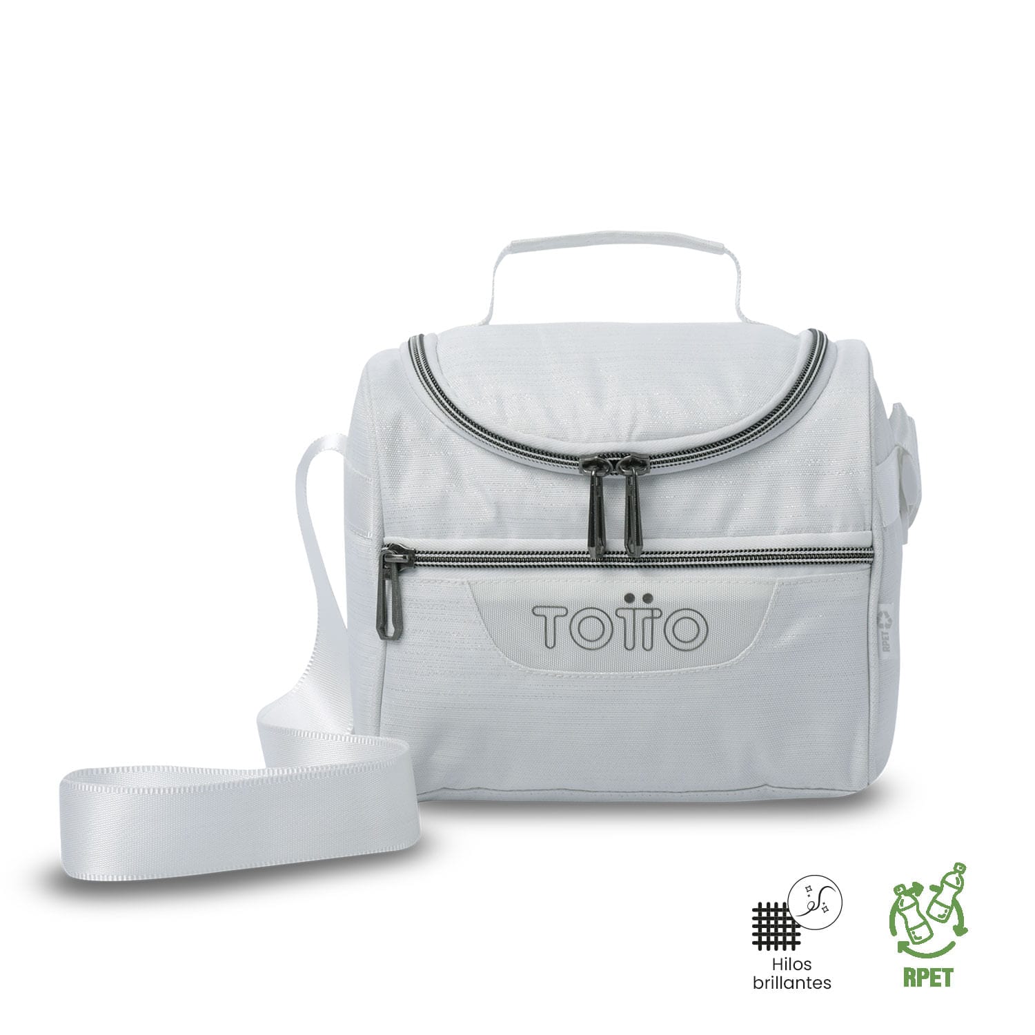 Lonchera Térmica para Mujer Pizarra Neo Mediana Blanca - imagen 1