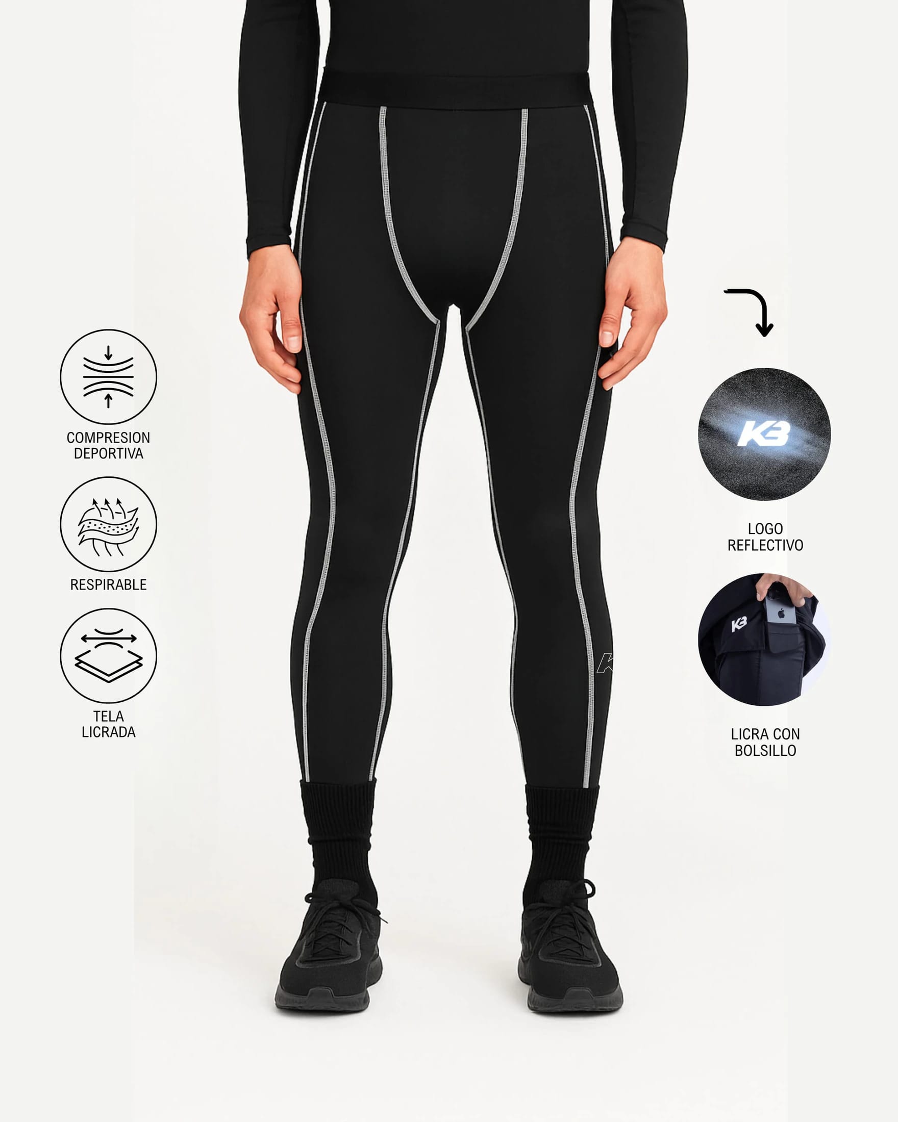 Leggins Kaybu Future ┃KBMEN RF.384 - imagen 1