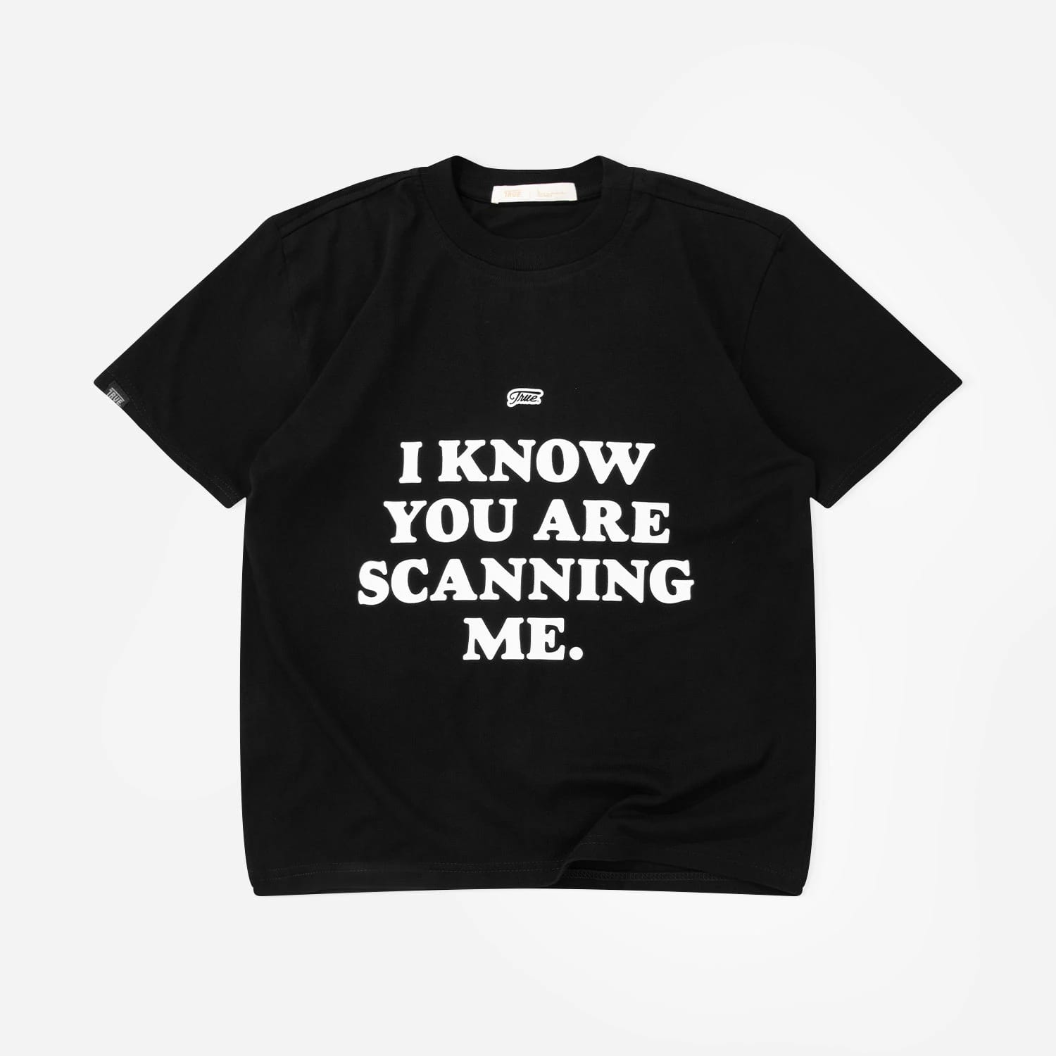 Scanning Cropped Tee - Black - imagen 1