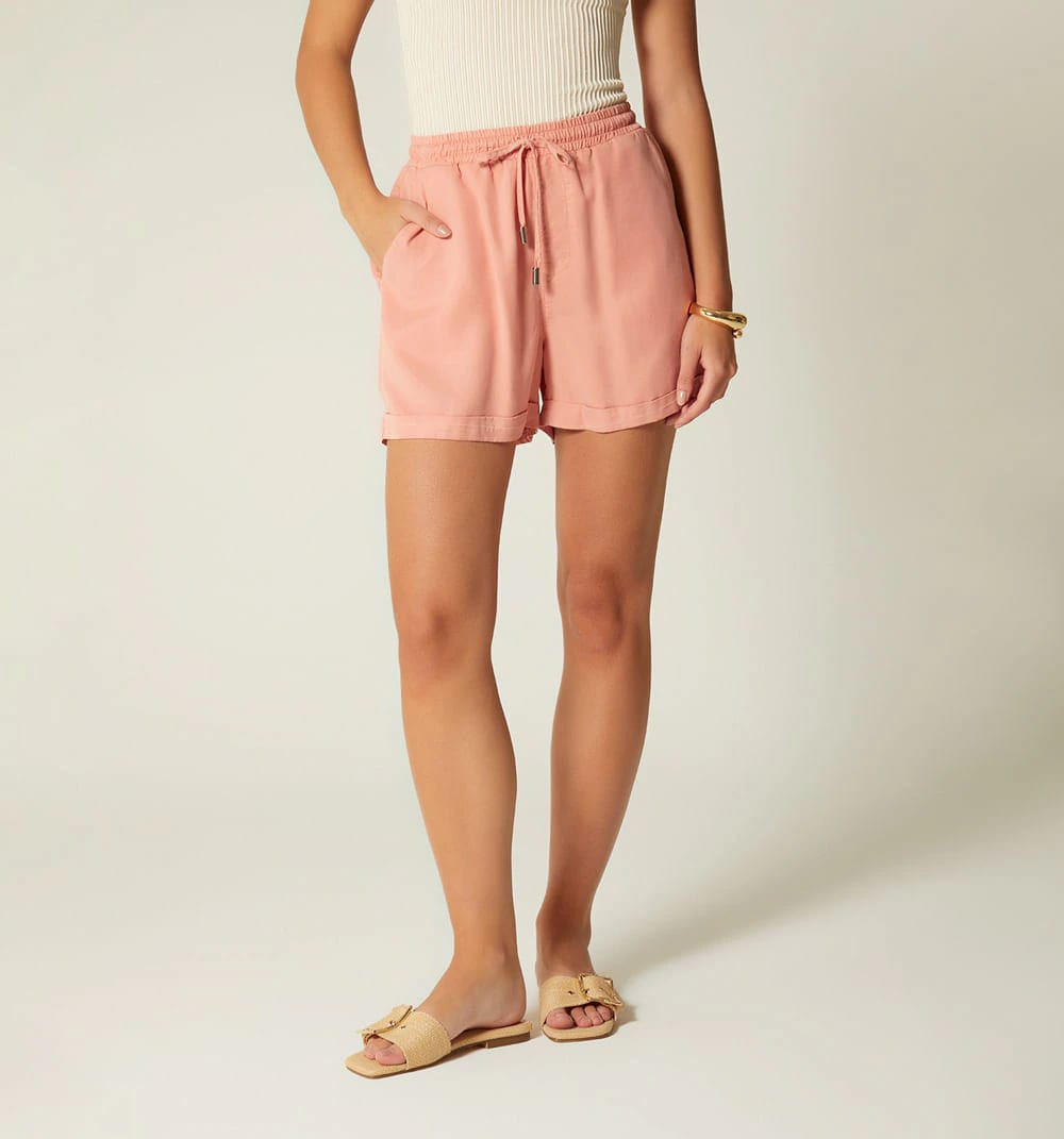 Short tiro alto con guardapolvo - imagen 2
