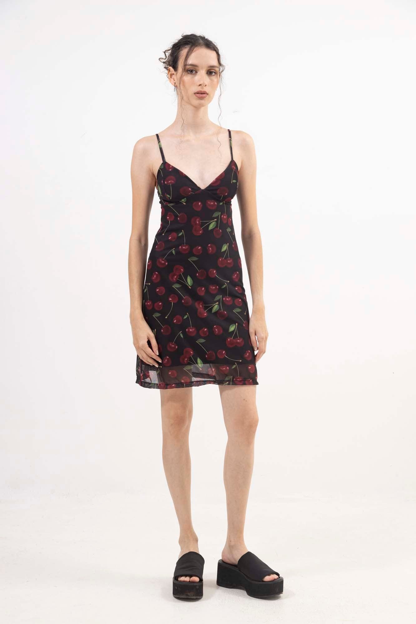 CHERRY MESH DRESS - imagen 4