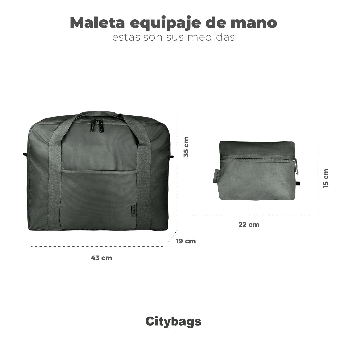 Maleta Articulo Personal Plegable ULTRA Estampado Amazonas Citybags Multicolor - imagen 5