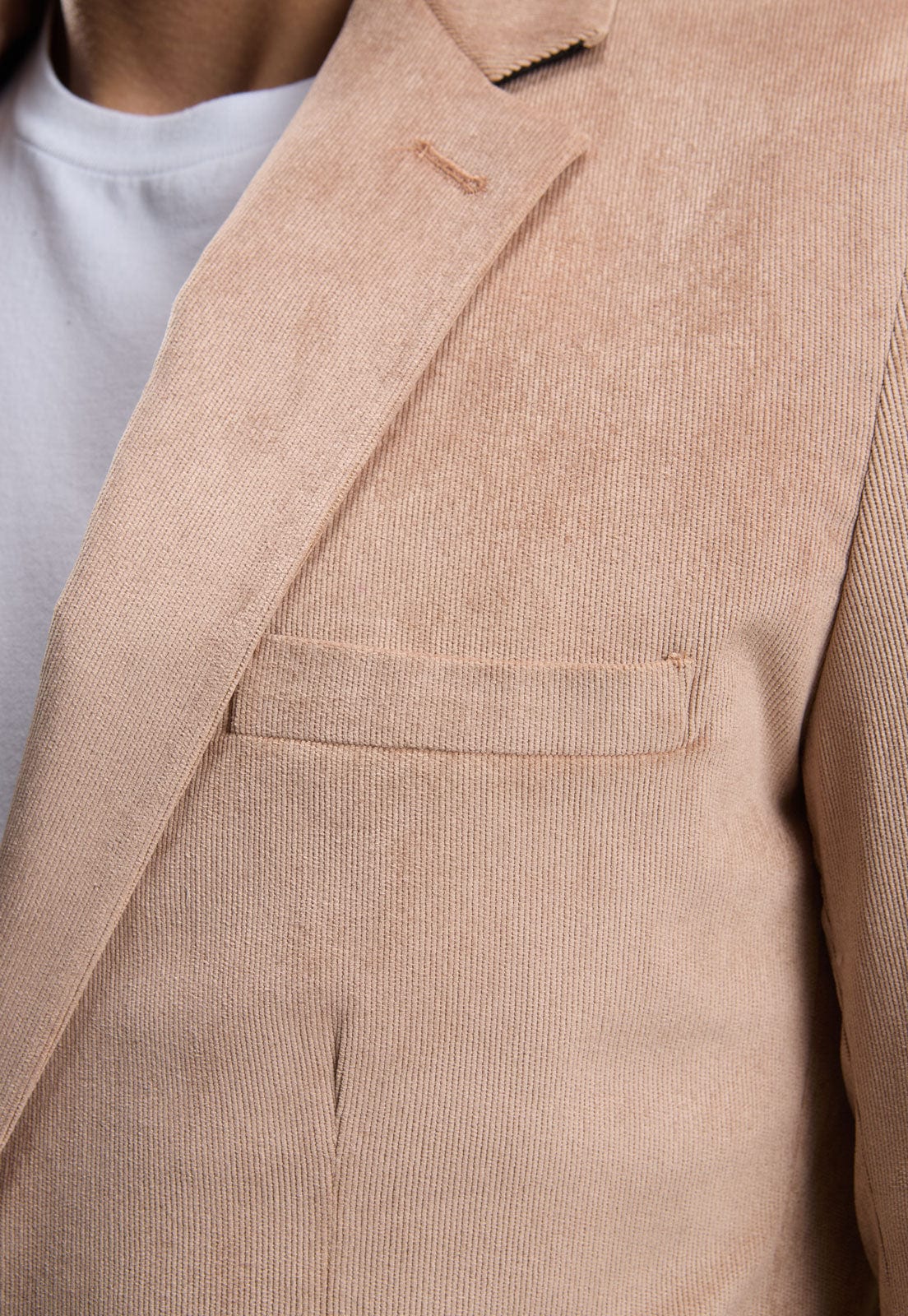 Blazer en pana beige - imagen 5