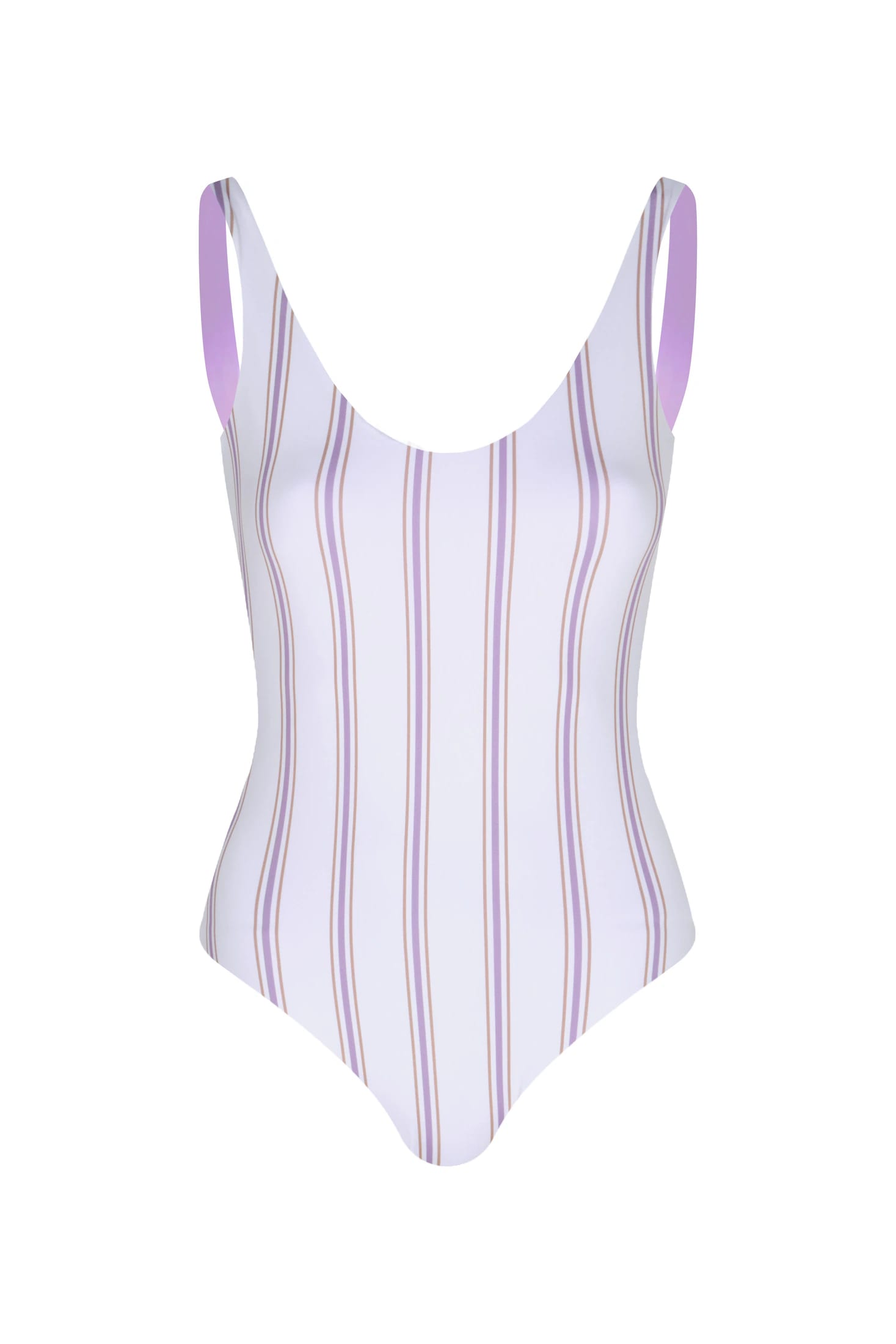 Olympic One Piece / Lilac Stripes - imagen 1