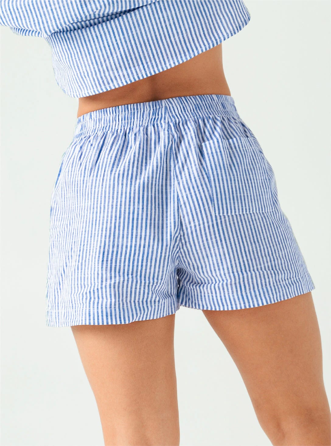 Short Resort Rayas - Navy - imagen 2