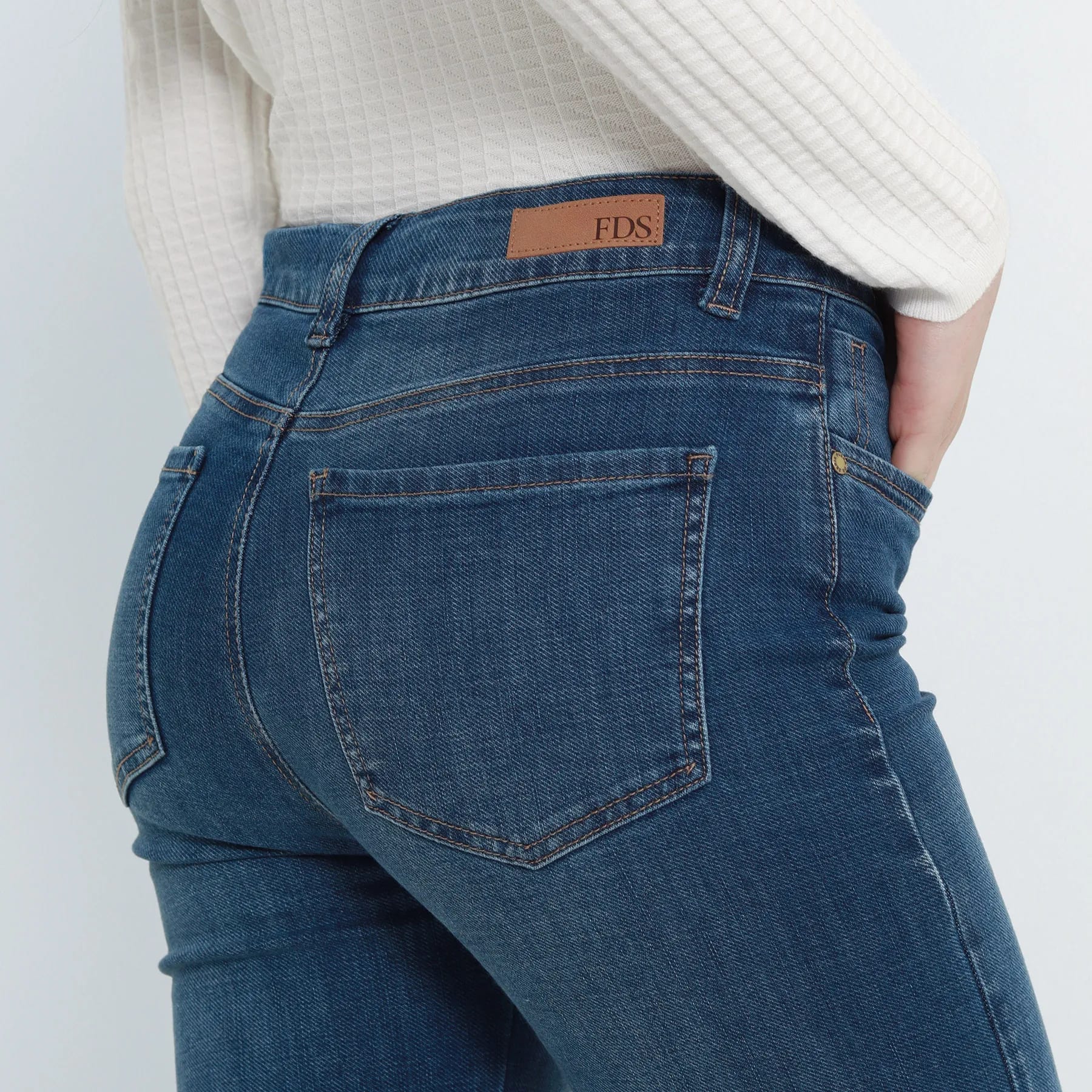 Jean Tiro Alto Bota Flare - imagen 2