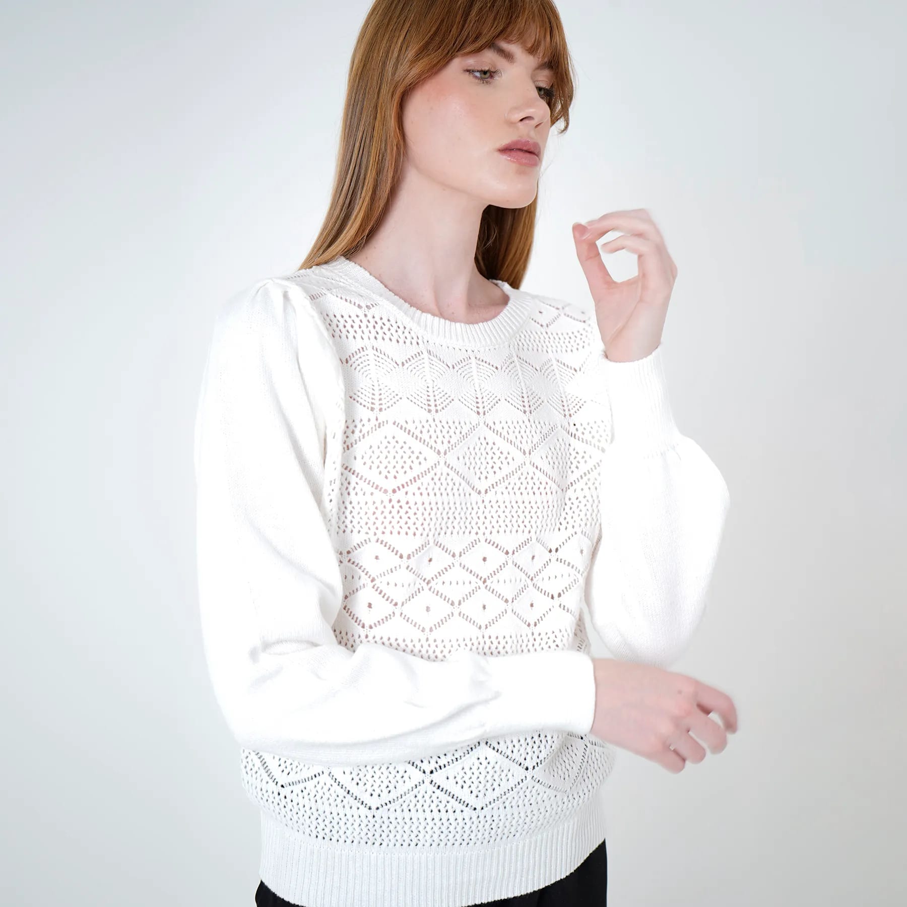 Sweater Cuello Camisero Manga Larga - imagen 3