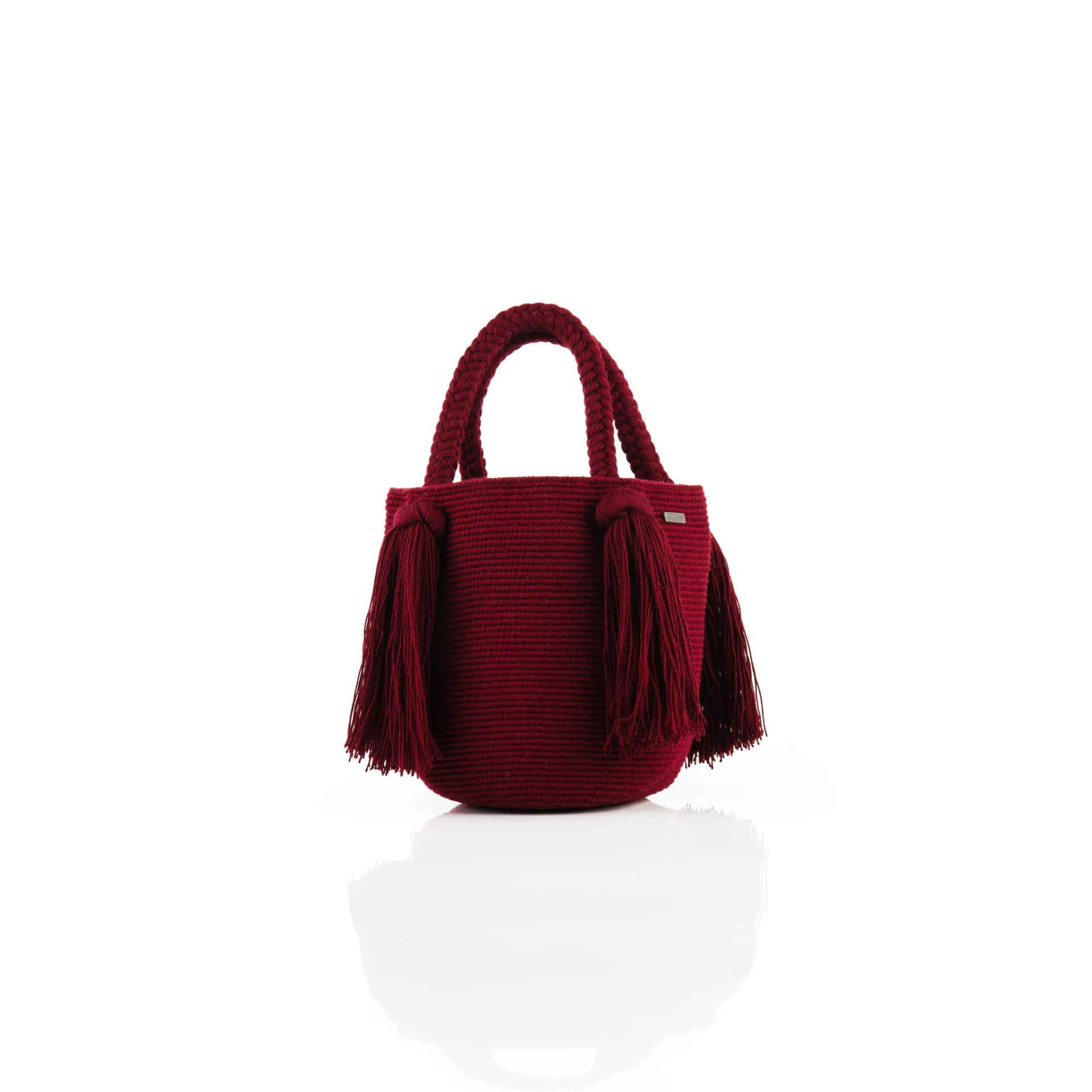Mini Bolso Wayuu Vinotinto - imagen 1