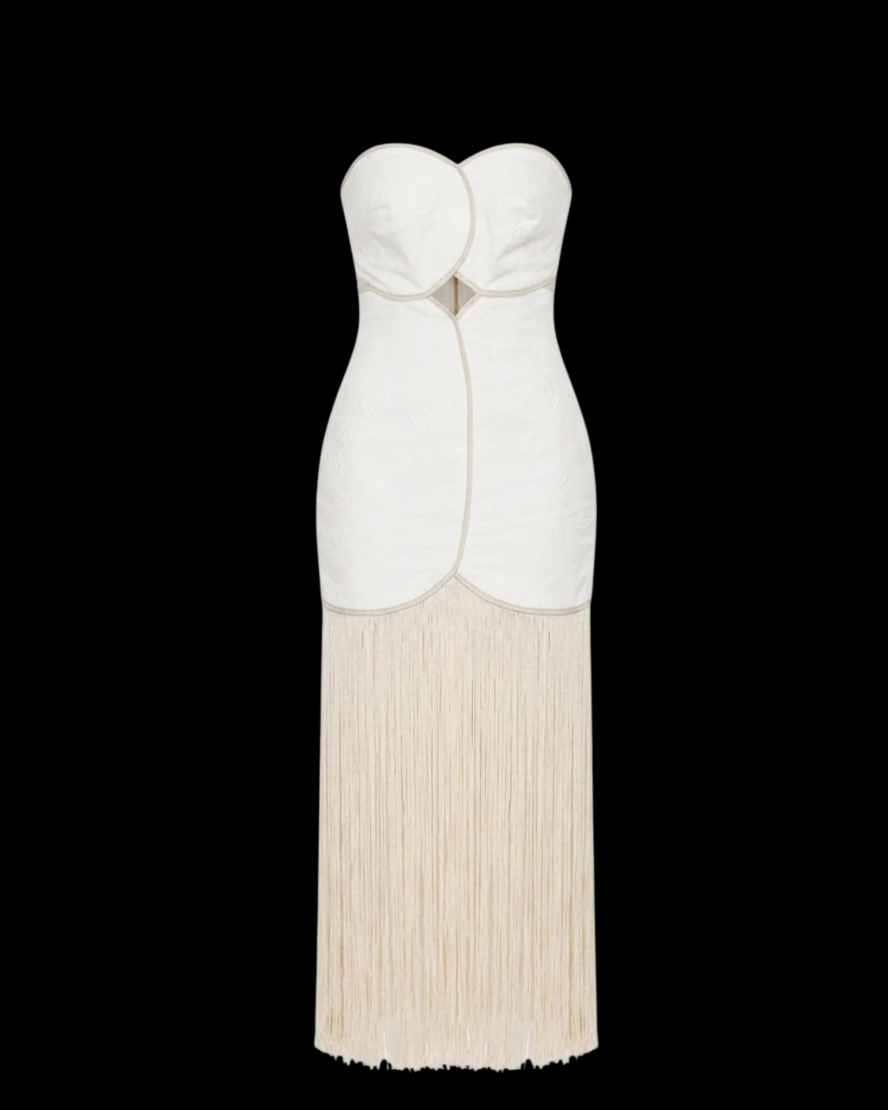 JOAQUINA DRESS IVORY SEASHELLS - imagen 1