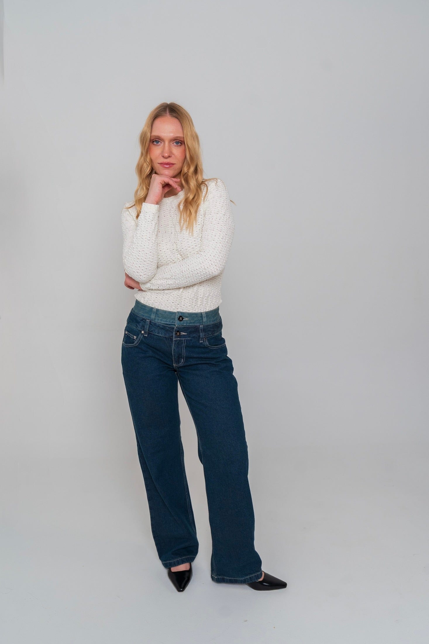 Double Waist Jeans - imagen 1