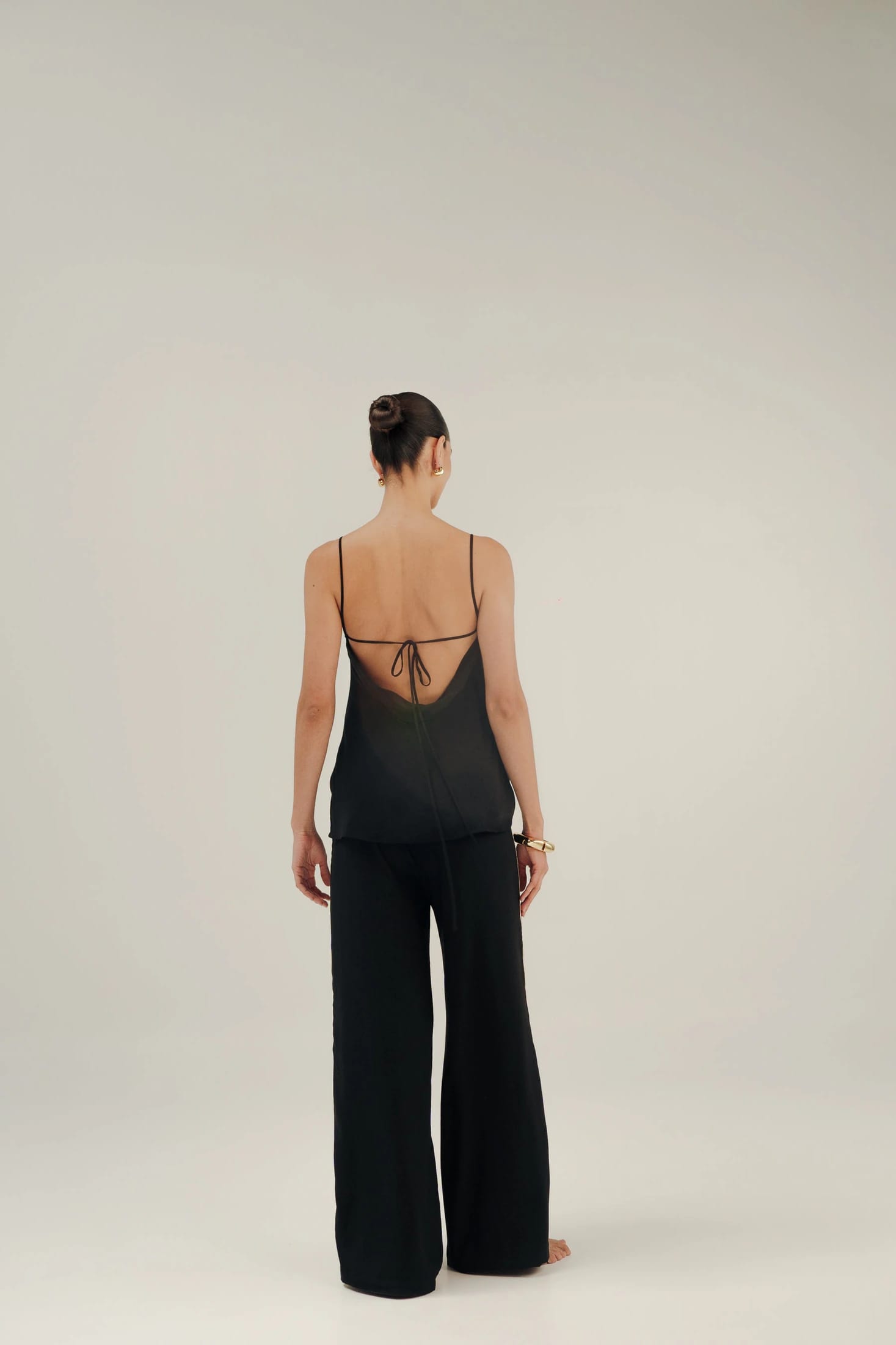 CARIÑO MIO TOP OPEN-BACK - BLACK - imagen 2