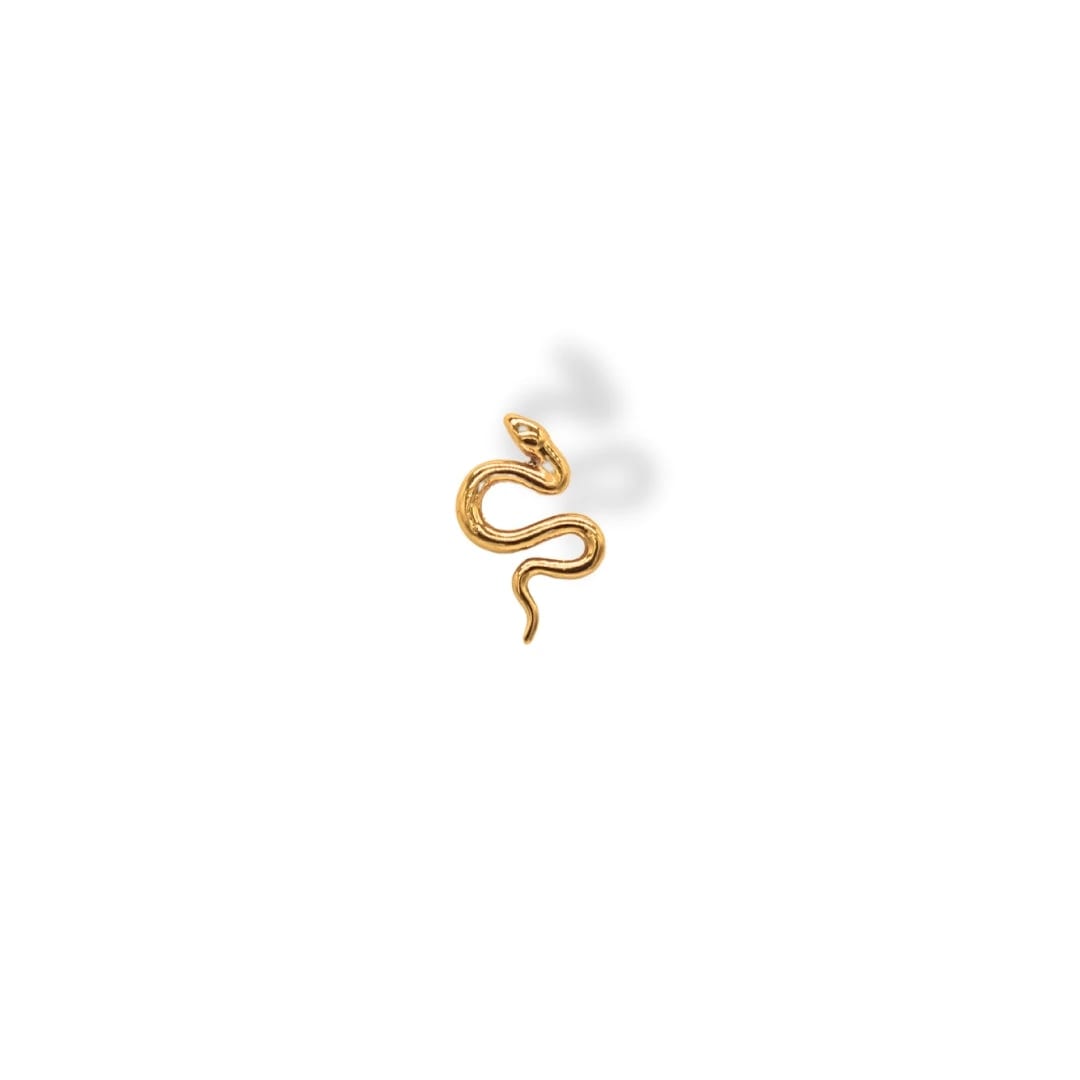 Arete con mini serpiente - imagen 2