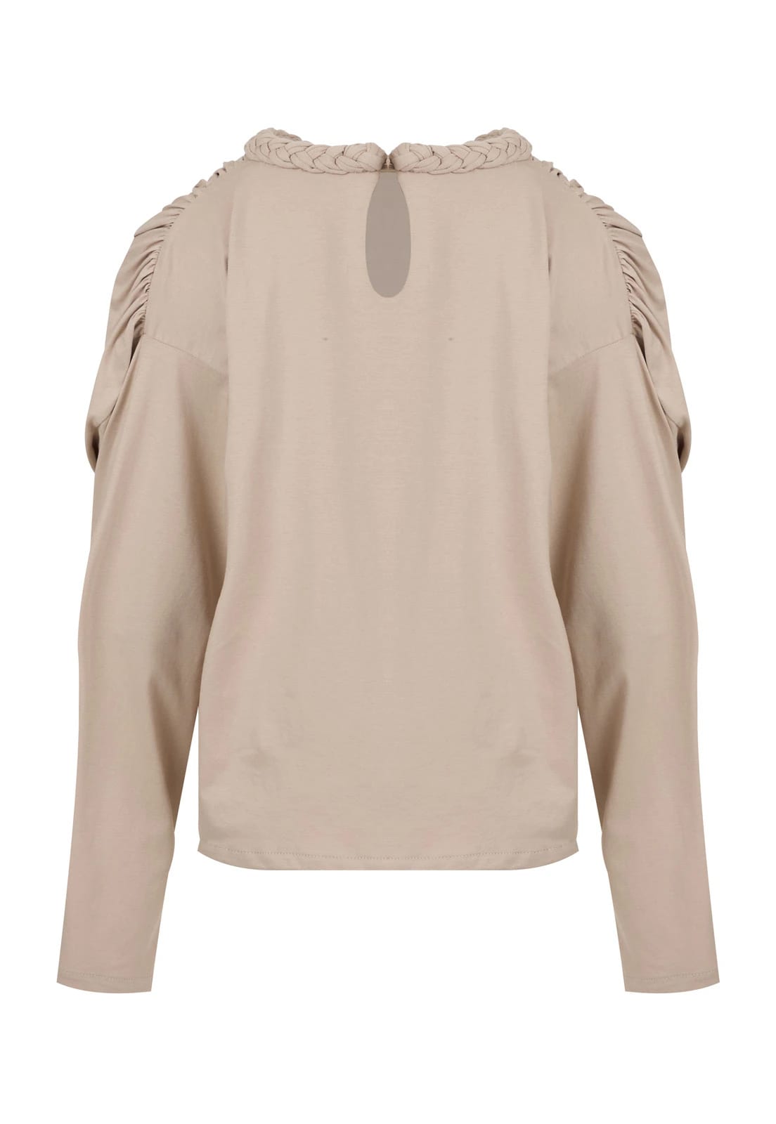 LONG SLEEVE BRAIDED T-SHIRT - imagen 3