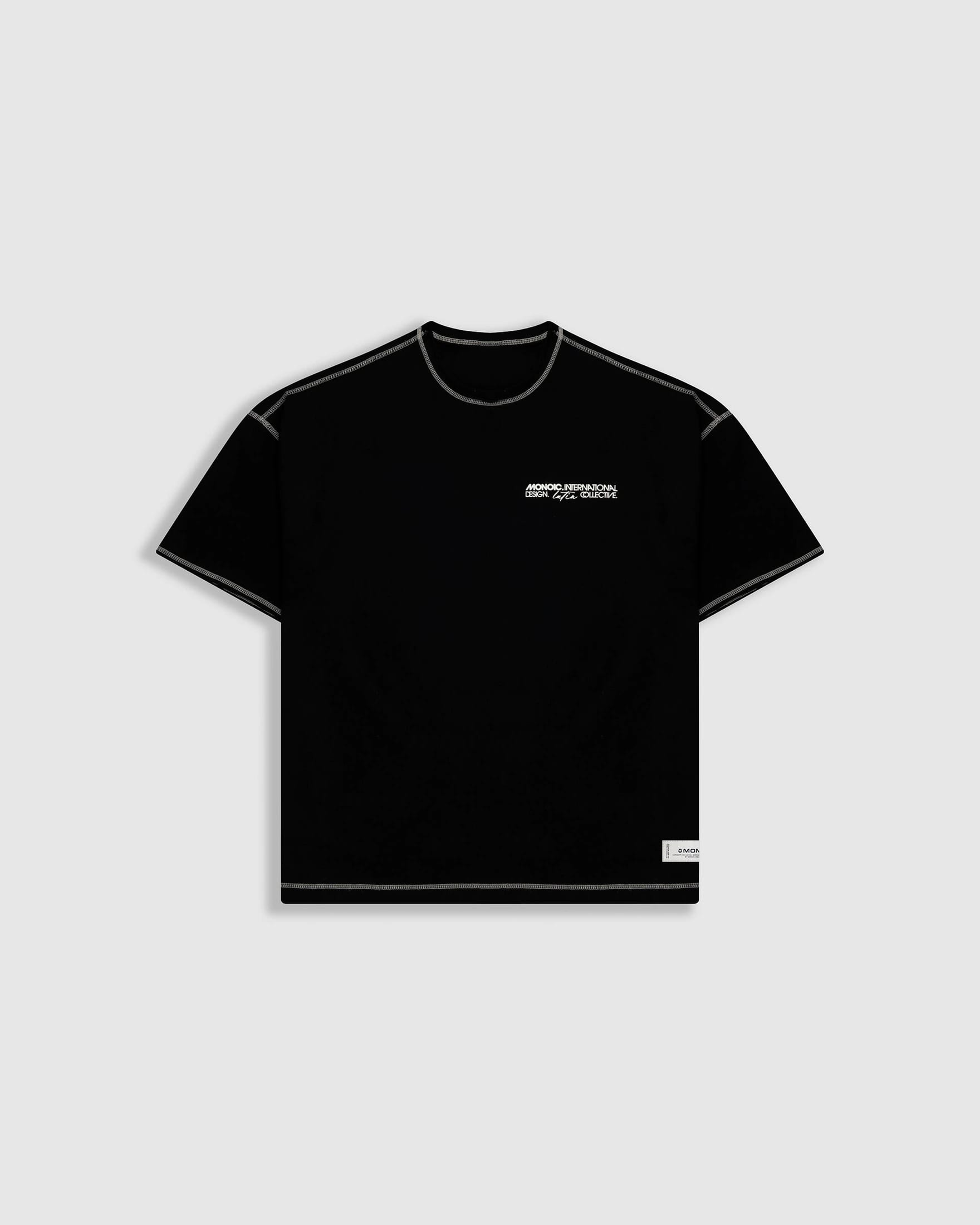 Camiseta Boxy Fit Design Collective - Negro Oscuro - imagen 1