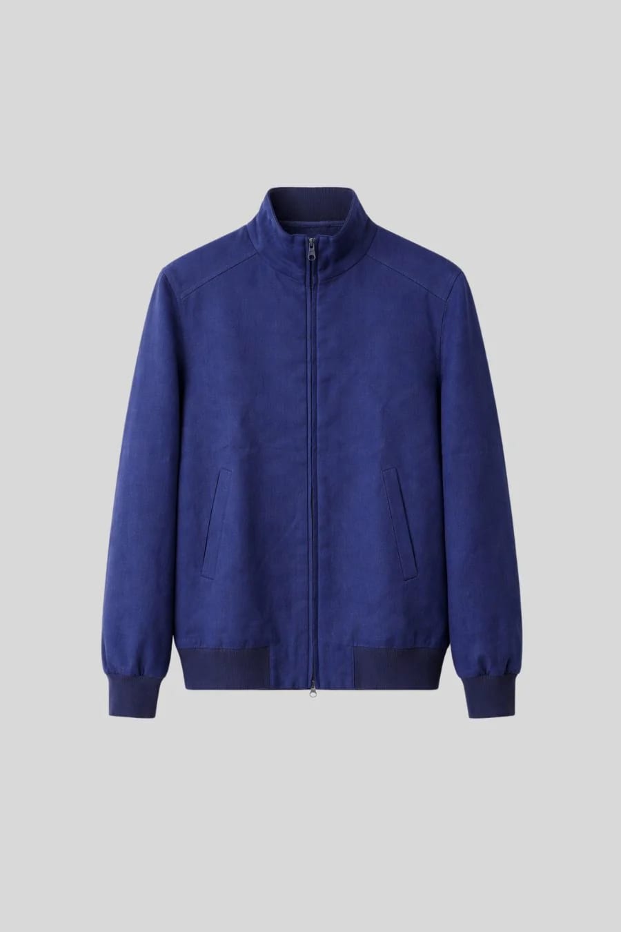 Men's linen bomber gennaro marine - imagen 1