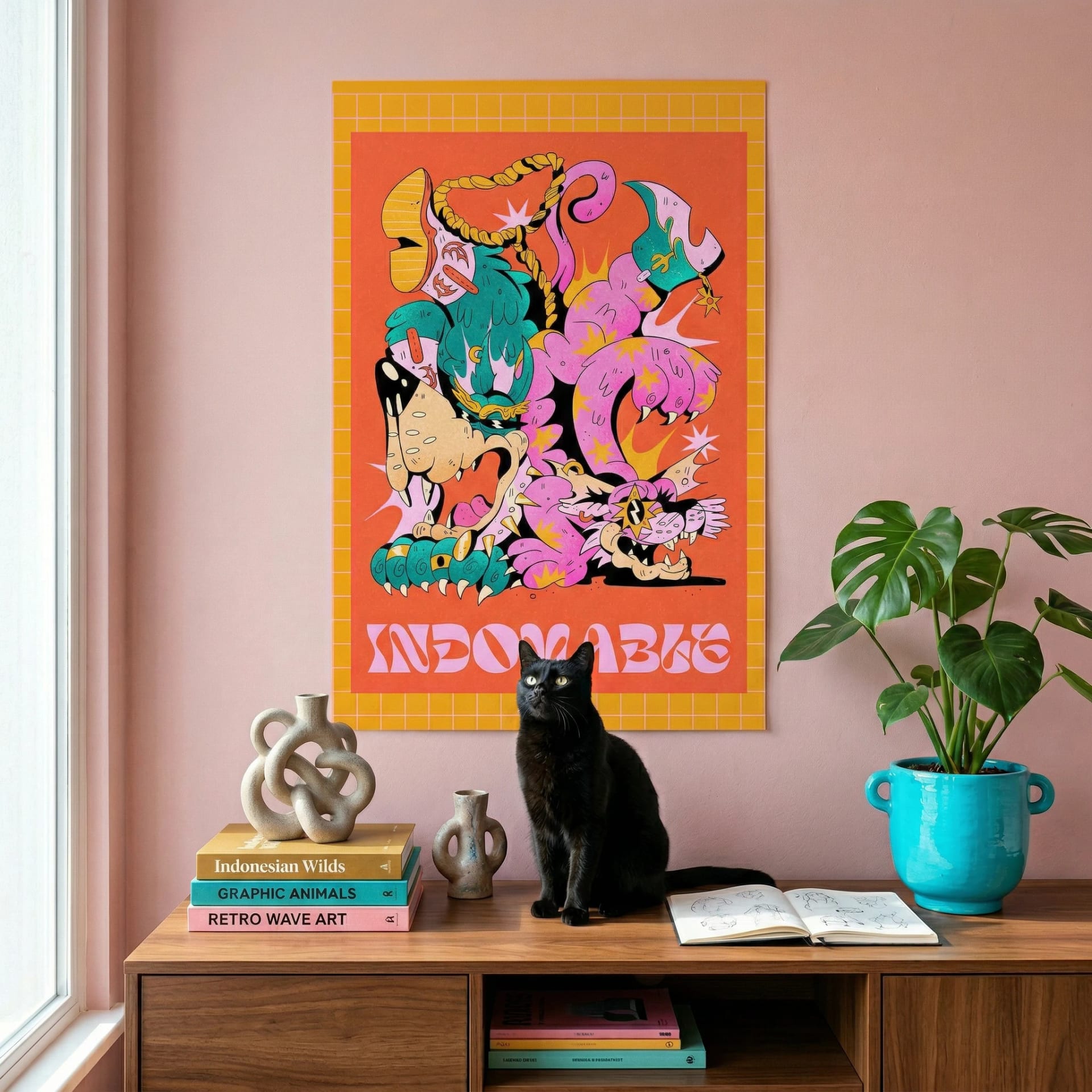 💥🐾 Póster Indomable - imagen 1