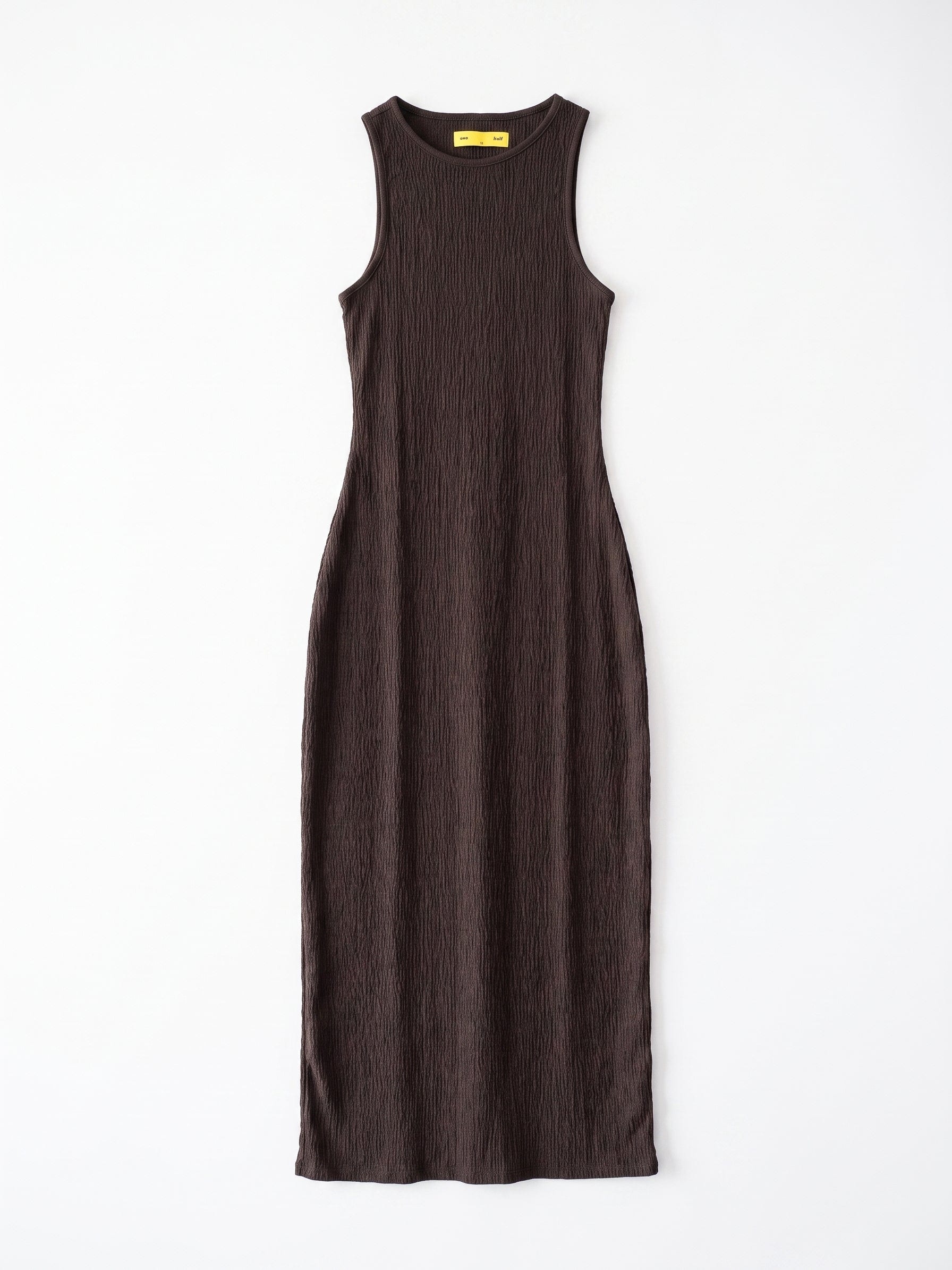 LONG TANK DRESS - BROWN - imagen 12