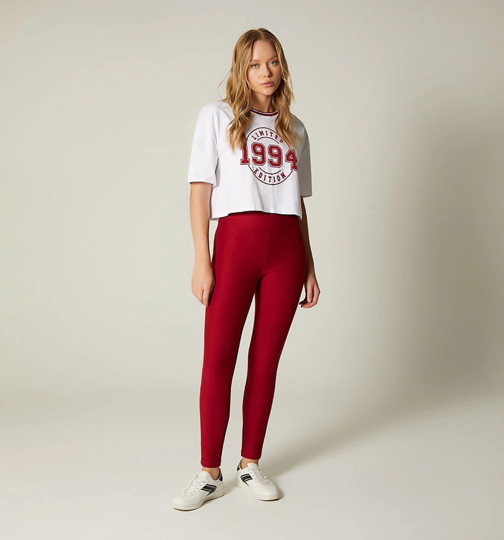 Leggins pitillo con pretina ancha - imagen 1