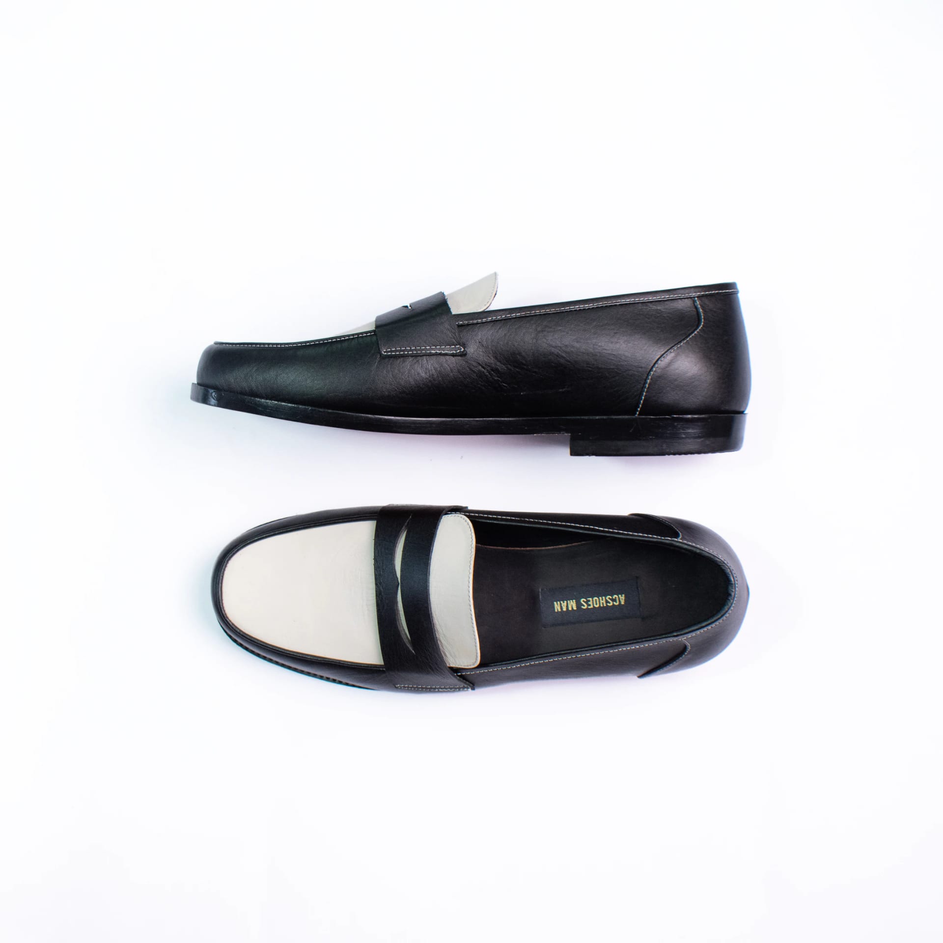 Penny loafers black & white - imagen 2