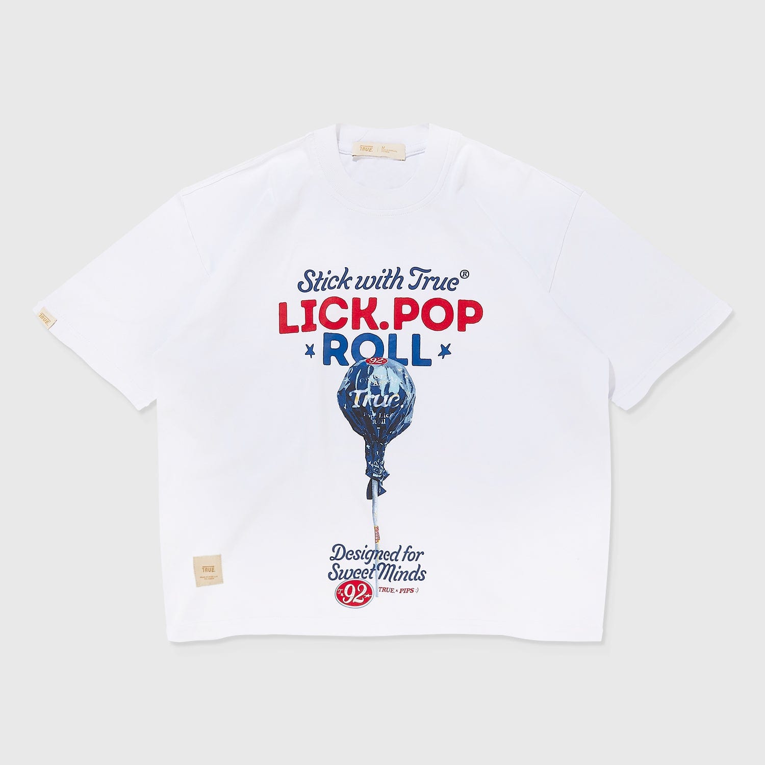 Lollipop Boxy Tee - White - imagen 1