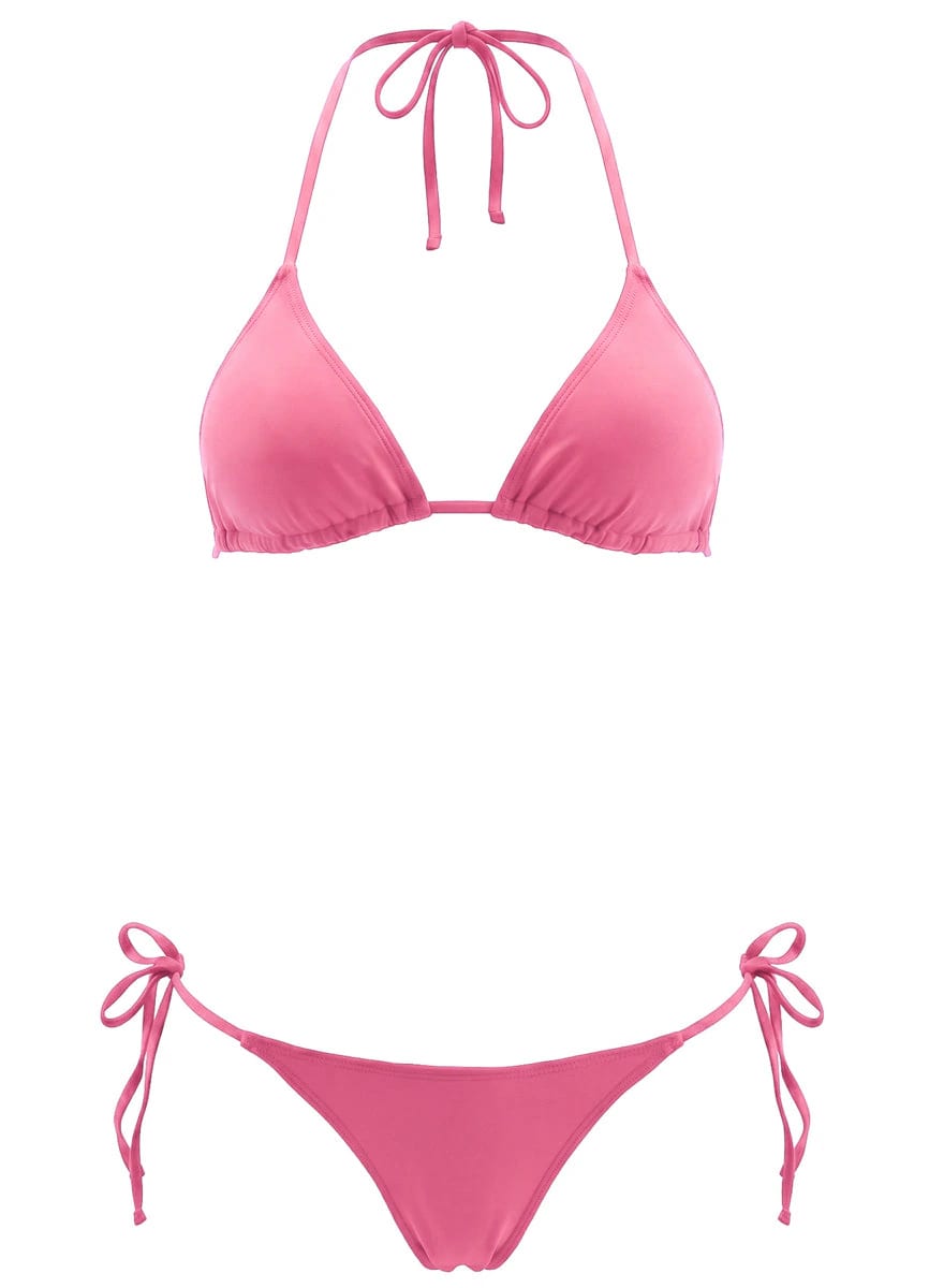 Maaji Radiant Pink Sunning Low Rise Tie Side Bikini Bottom - imagen 5