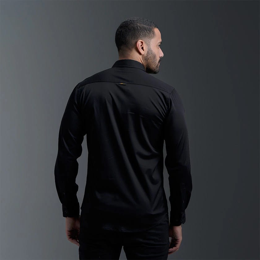 Camisa Negra Manga Larga - imagen 2