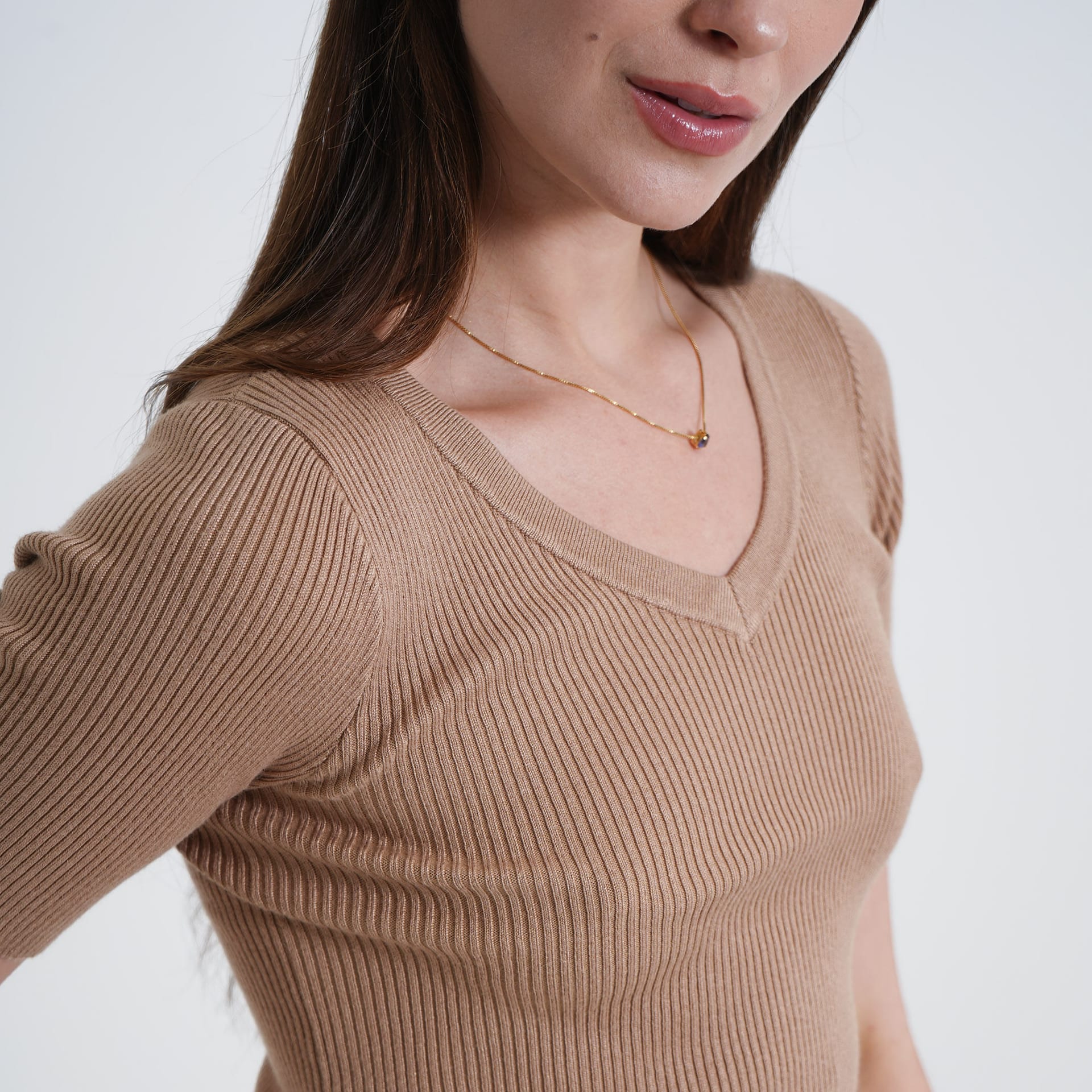 Sweater canale cuello alto manga corta - imagen 27