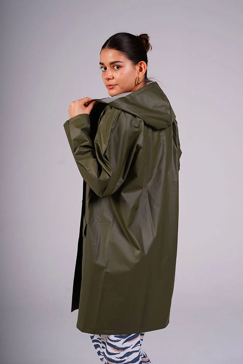 Raincoat Armor Verde Oliva - imagen 3