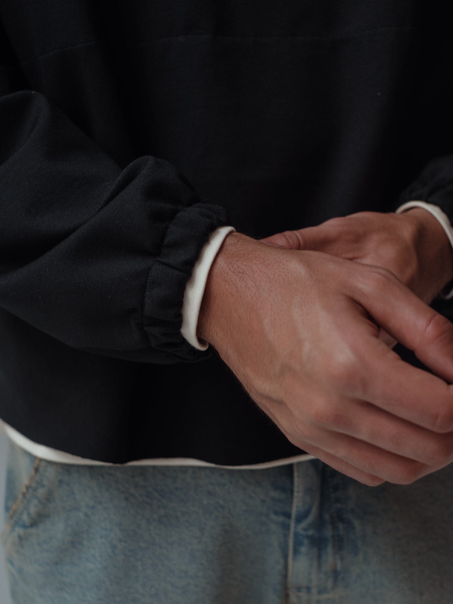 CUT CLEAN HOODIE - BLACK - imagen 5