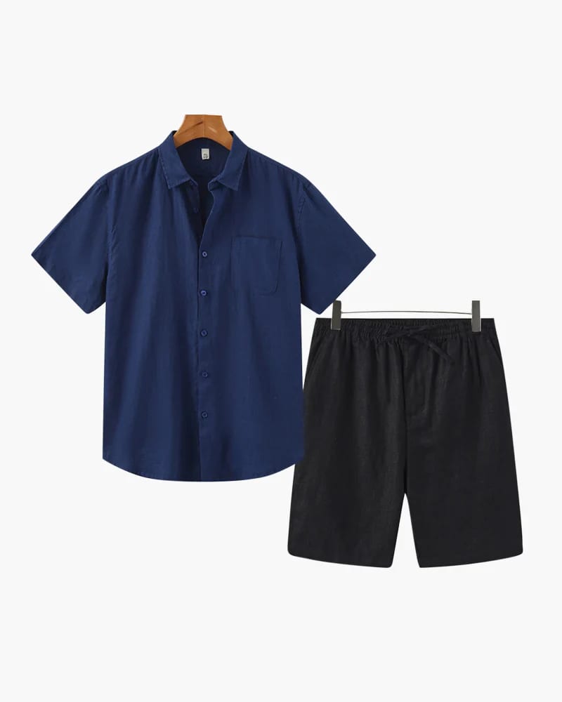 Old Money Linen Combo (Shorts) - imagen 8