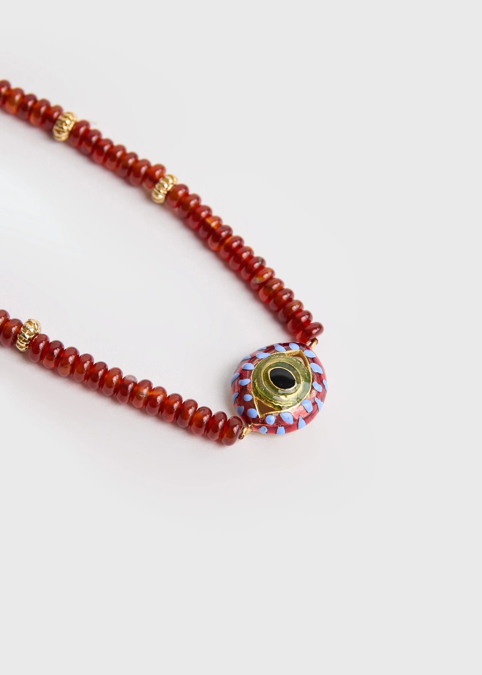 CAT DROP MIDI TERRACOTTA NECKLACE - imagen 4
