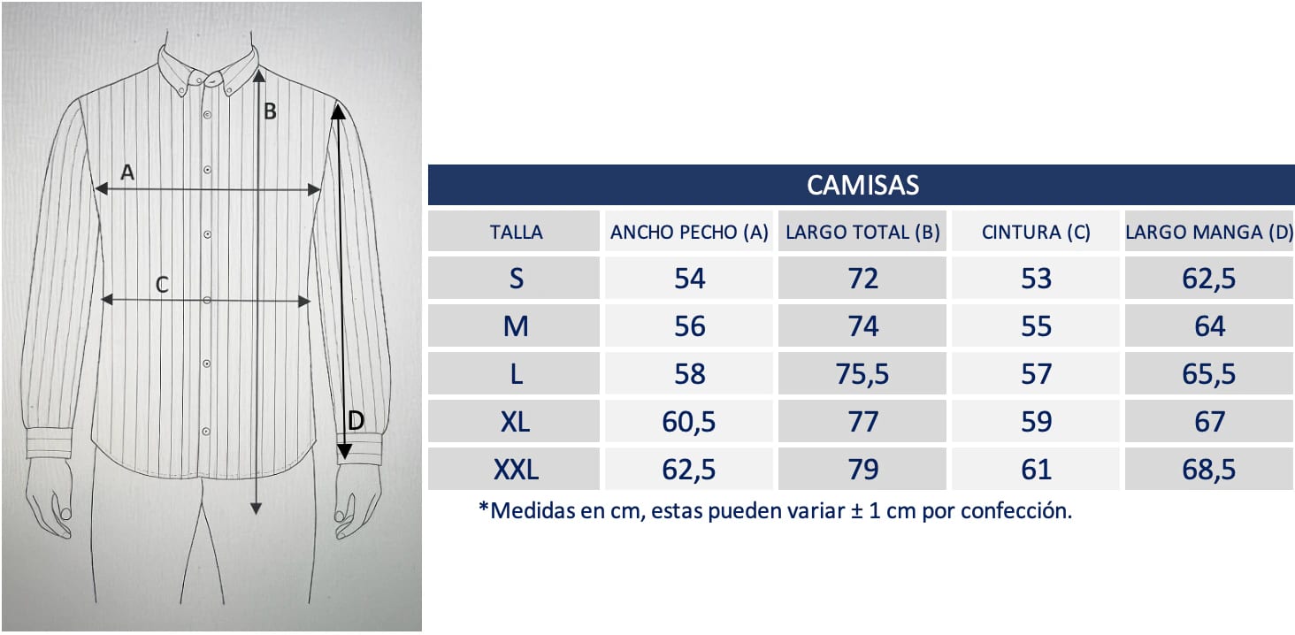 Camisa Punteado Navy - imagen 7