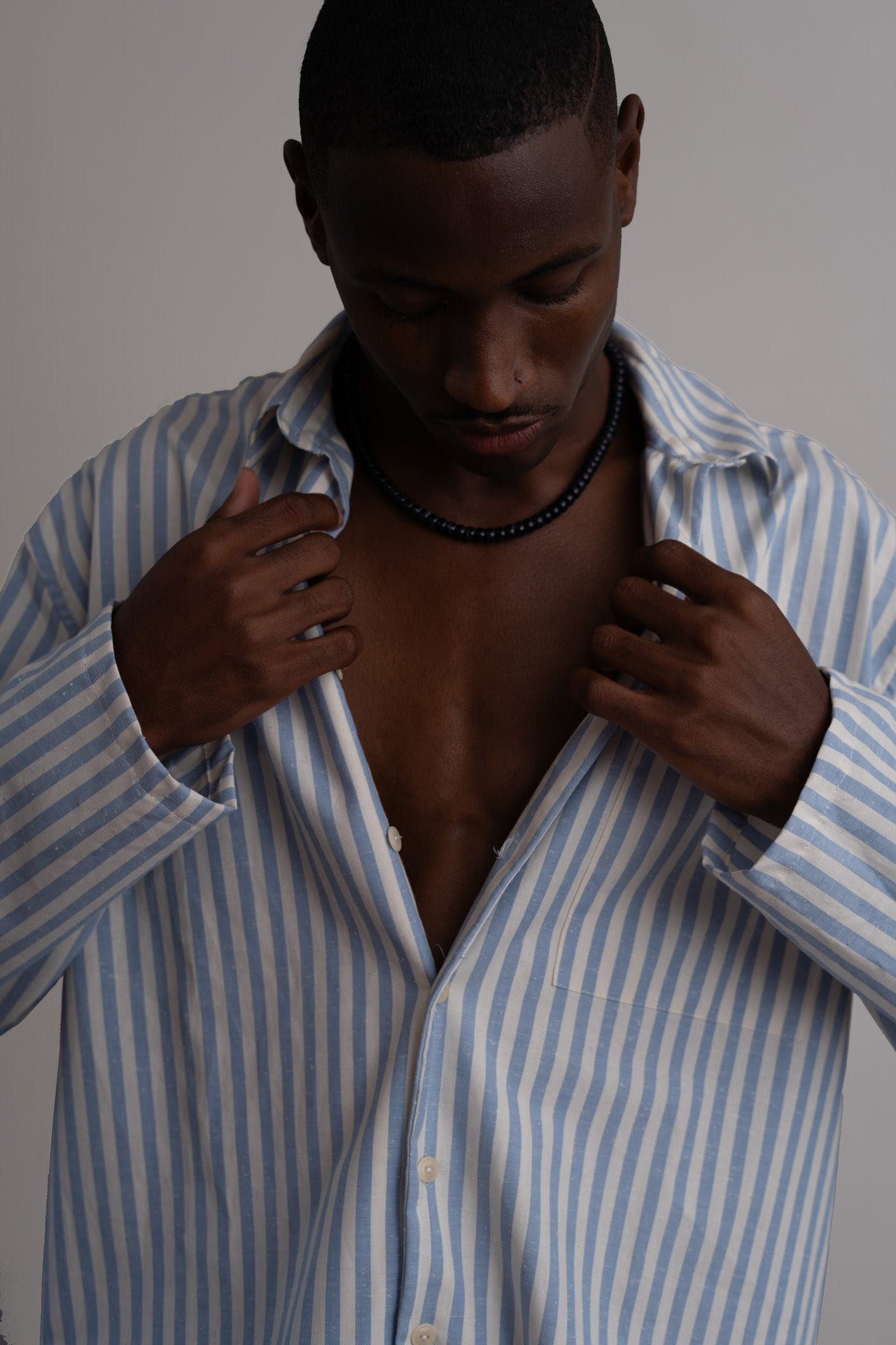 Camisa rayas celeste - imagen 4