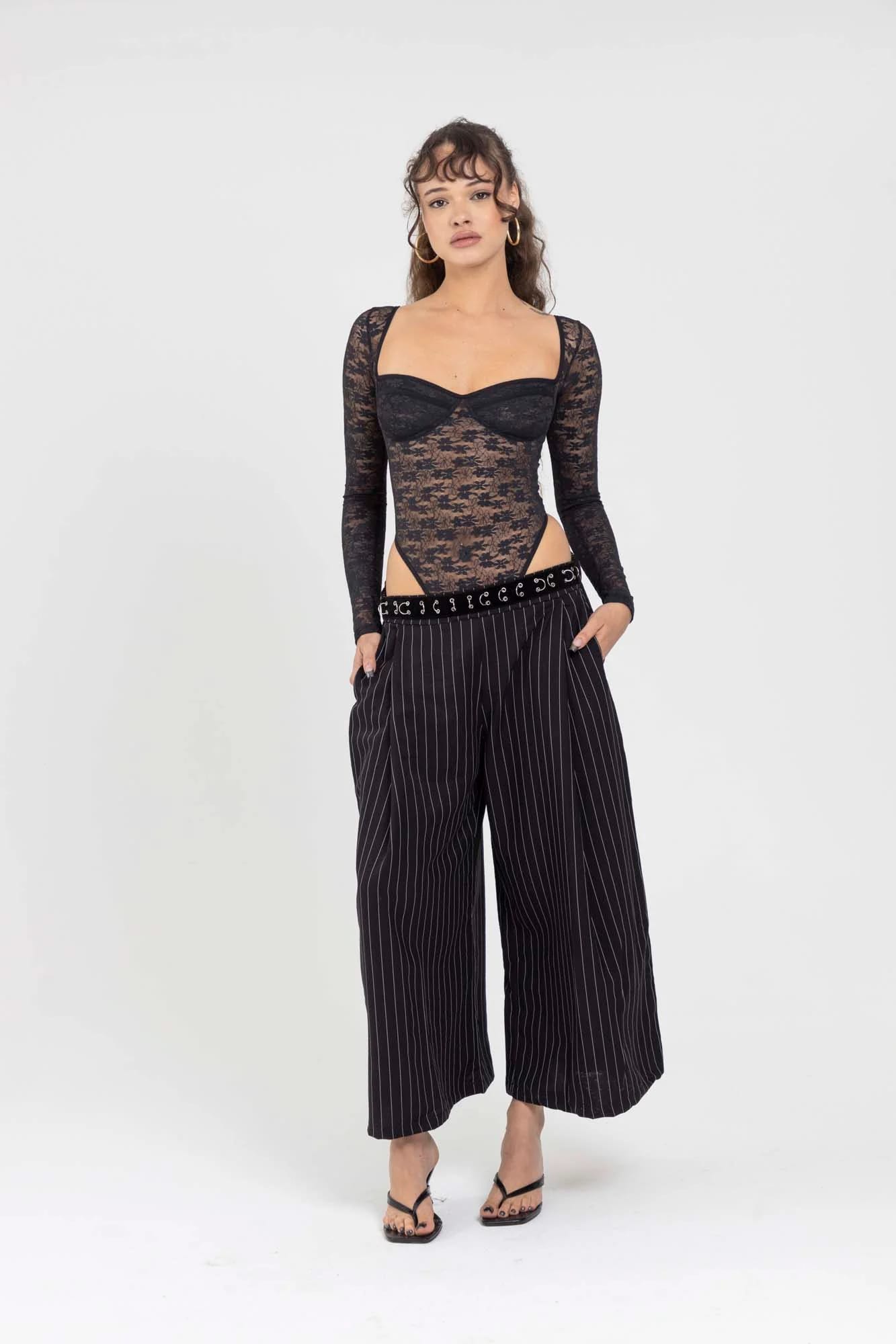 LACE BLACK BODYSUIT - imagen 10