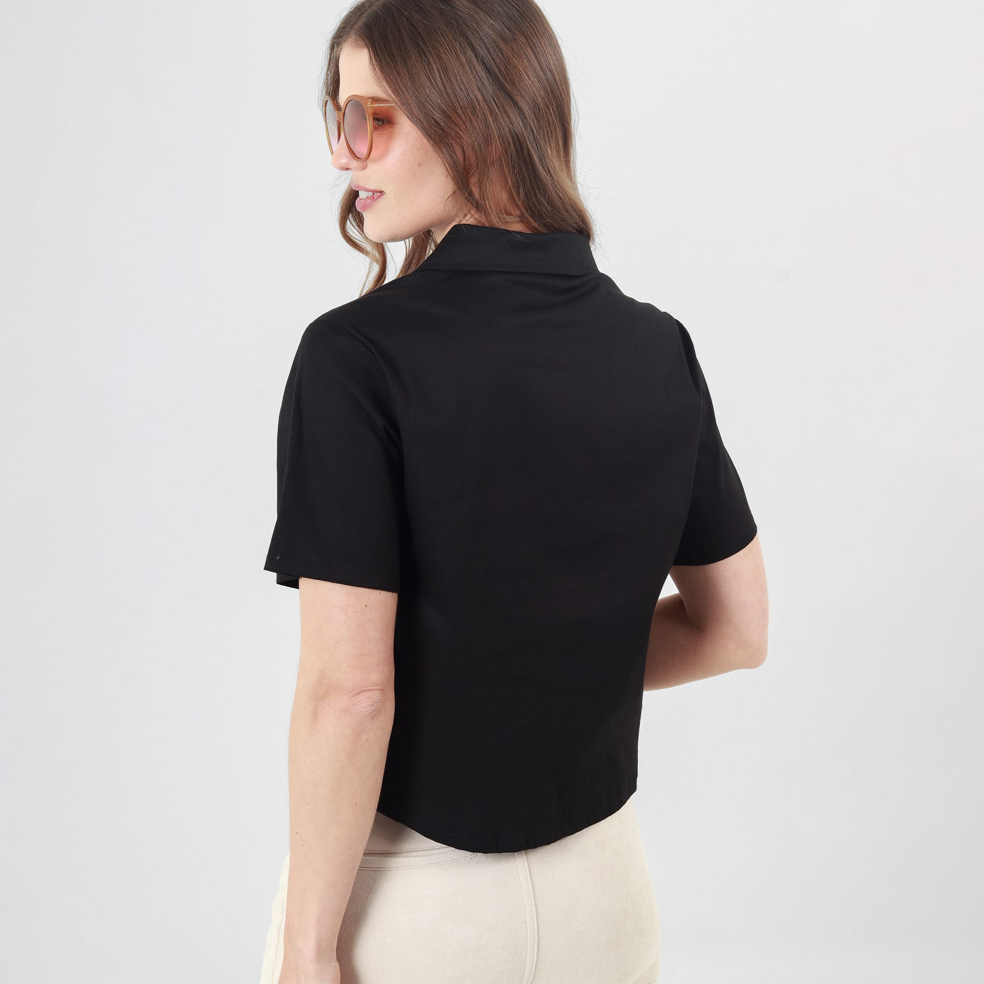 Blusa Cuello Sport Manga Corta - imagen 7